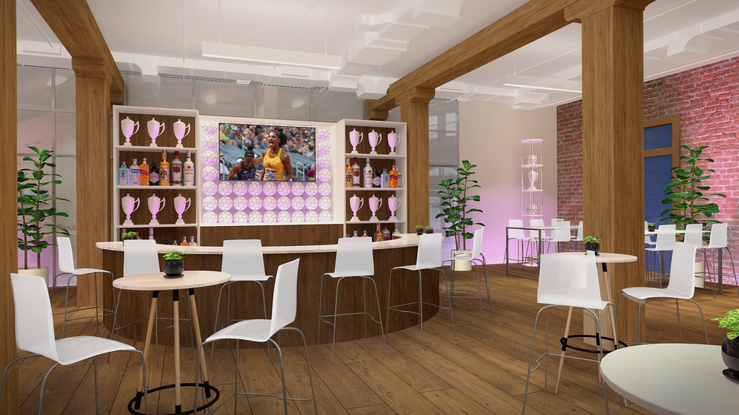 NIKE HER Event: Cocktail Space