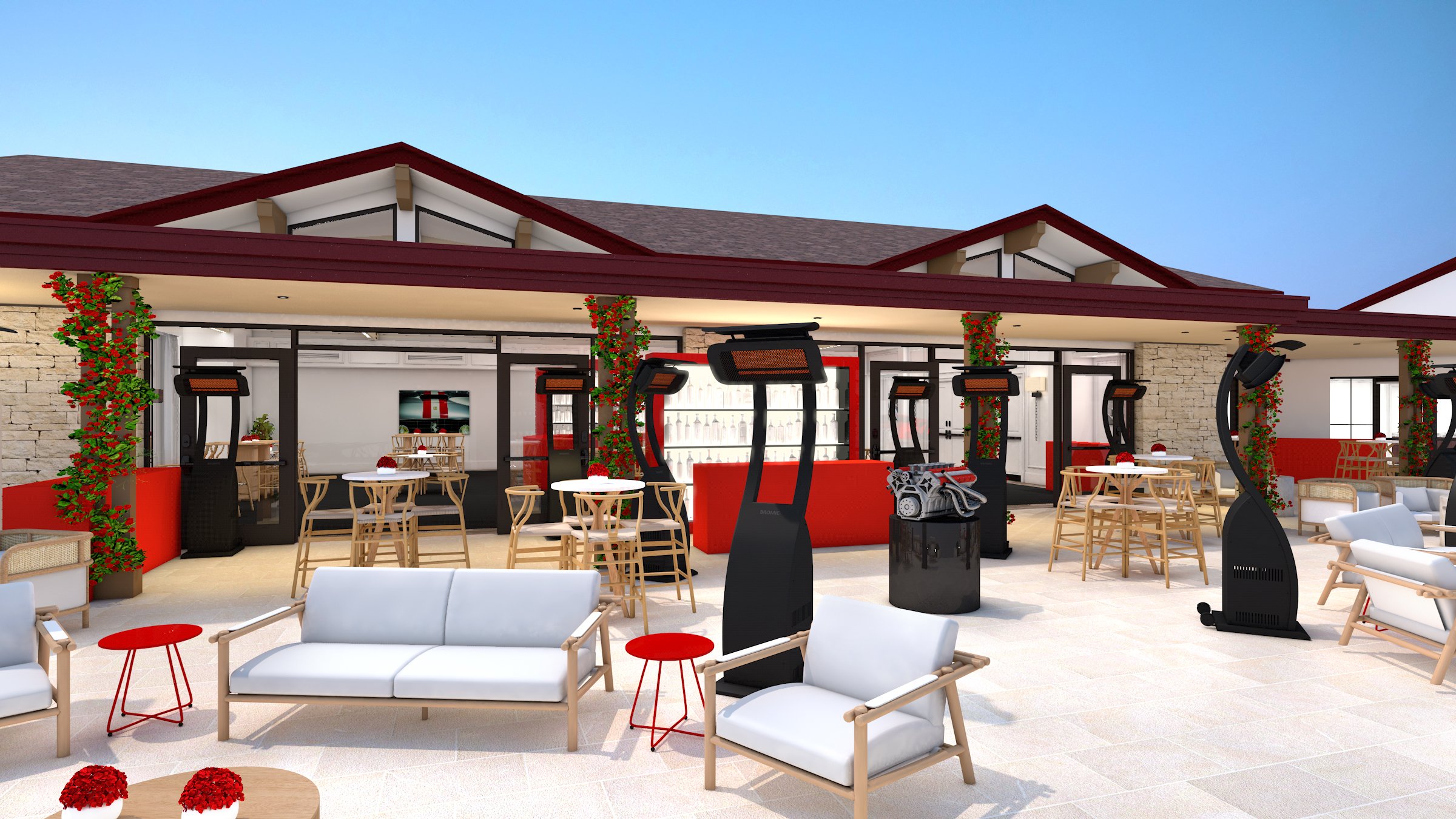 Casa Ferrari Lounge Space: Pebble Beach, CA