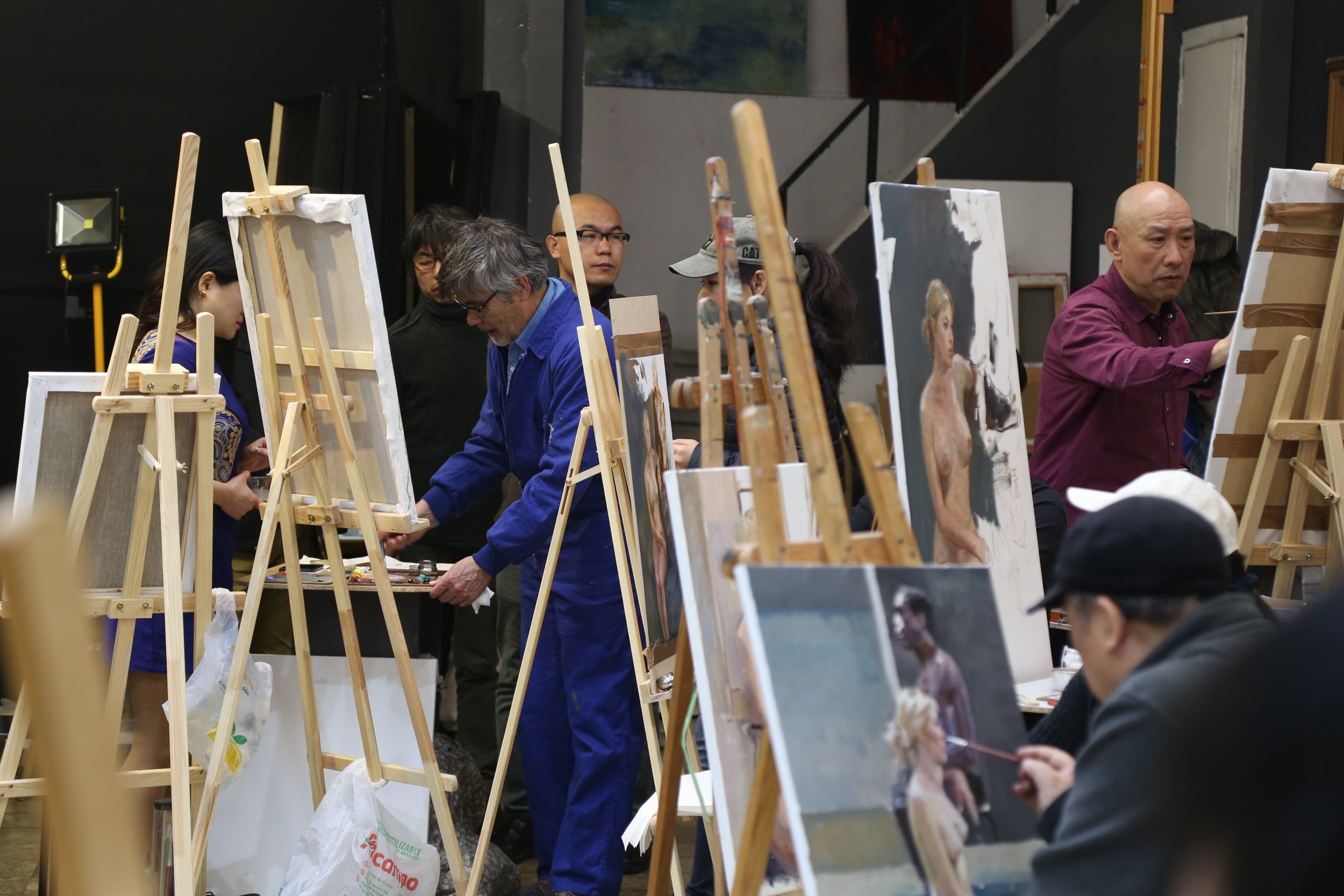 Golucho 2018 Workshop 格鲁仇指导艺术家作画4.jpg