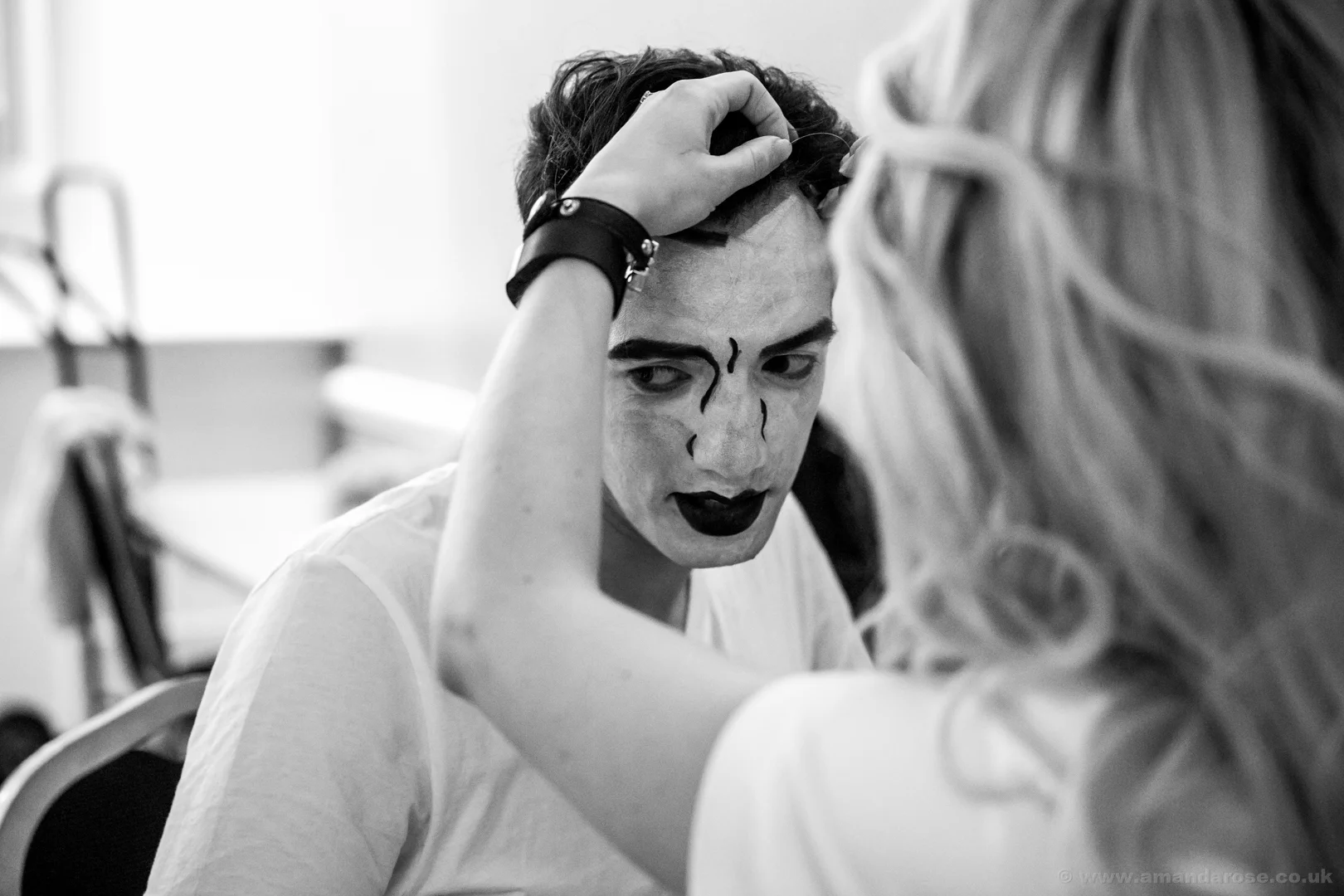 Applying Samer Sharawi's makeup