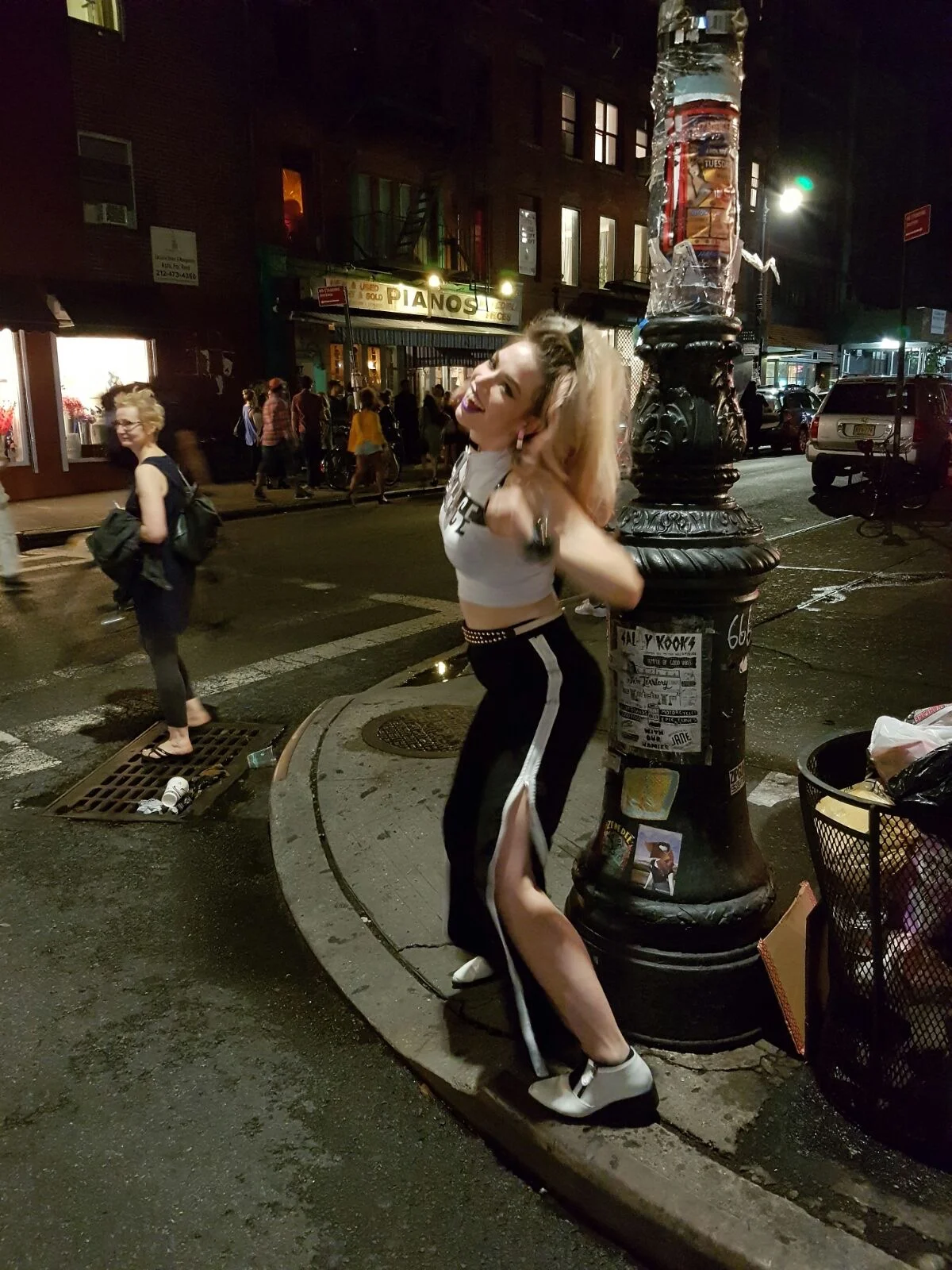Across the road from my first NYC show