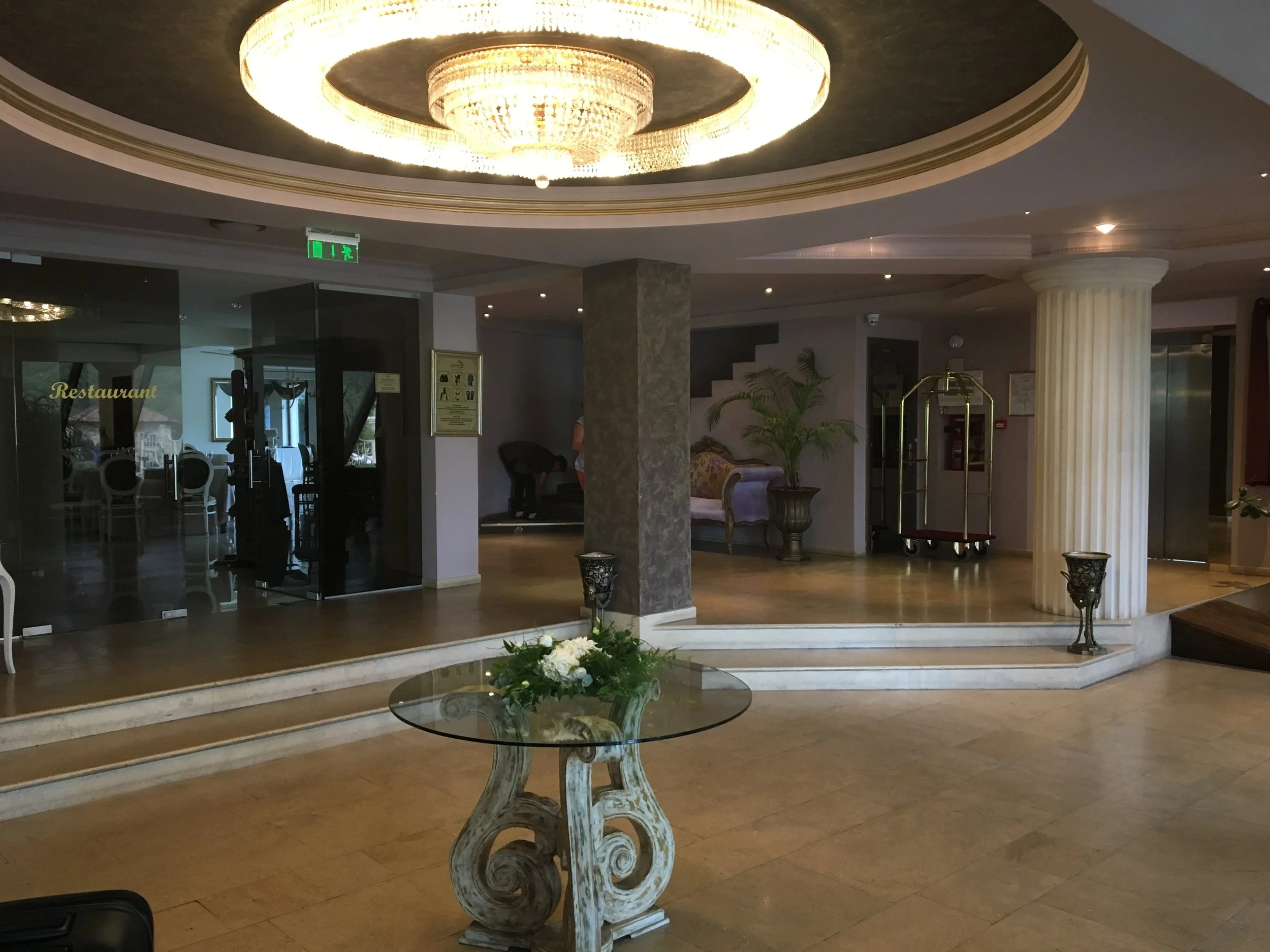 The hotel we were staying in was stunning