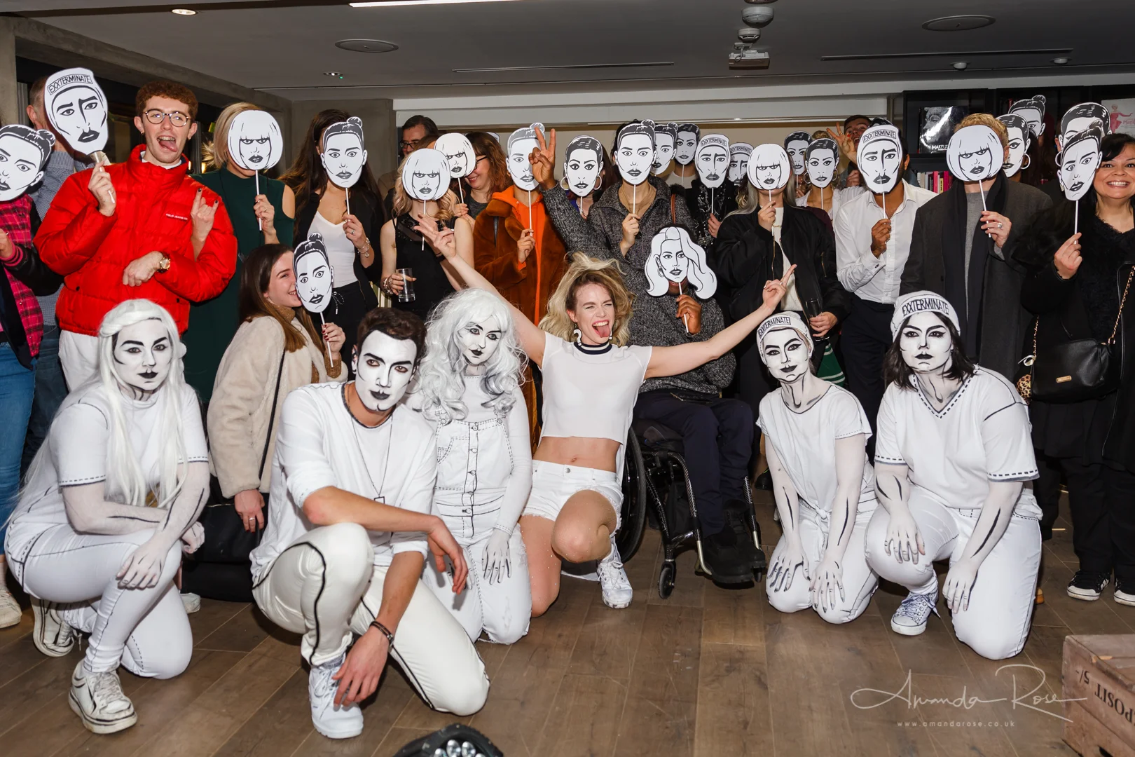 Elle Exxe, 'Catapult' video launch party, MAC Cosmetics, London,