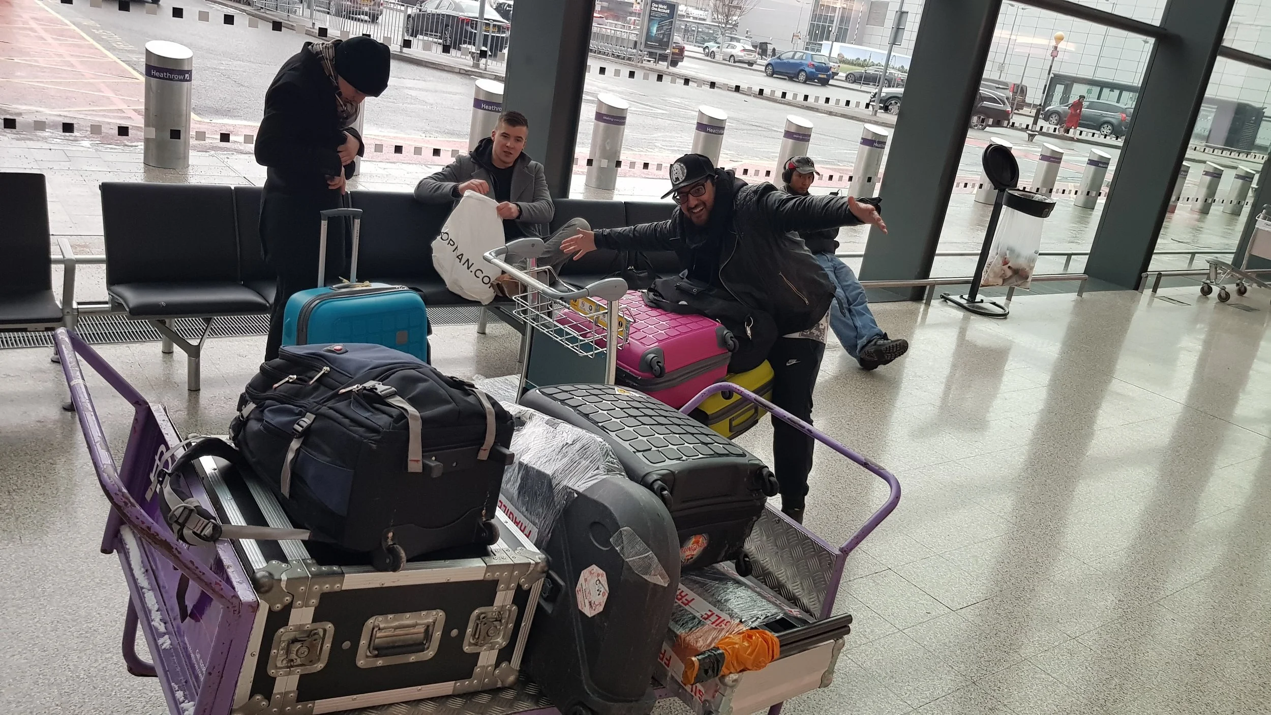 Excess baggage everywhere we go.