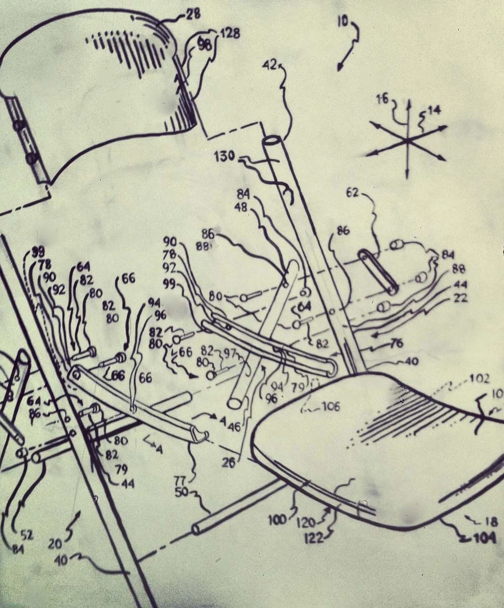 "object: chair + diagram"