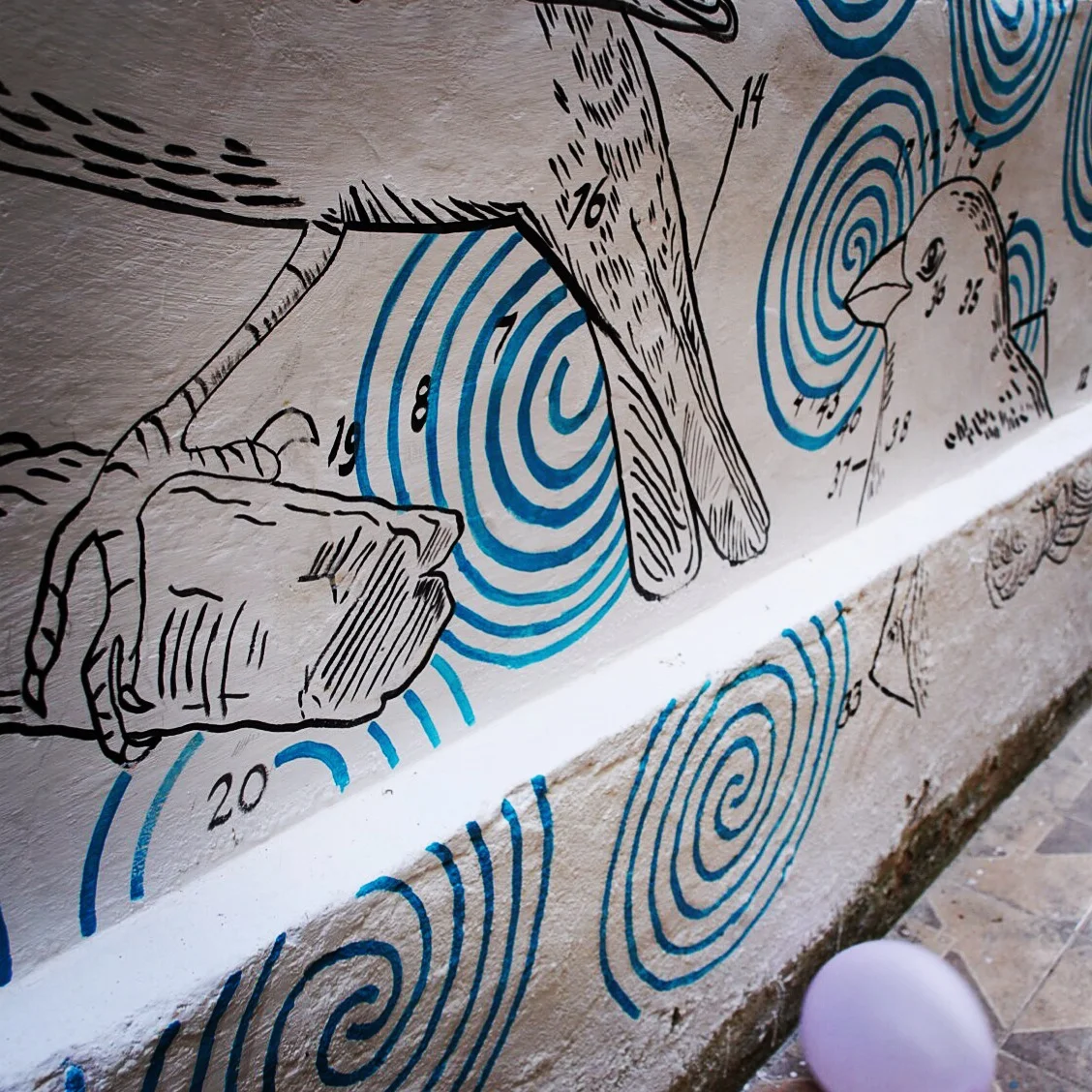 mural: "object: animal + patterns" 2014