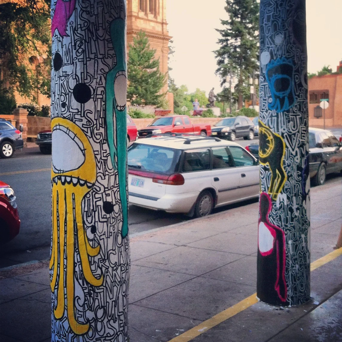 mural: "(w)hole heart + courage" 2012