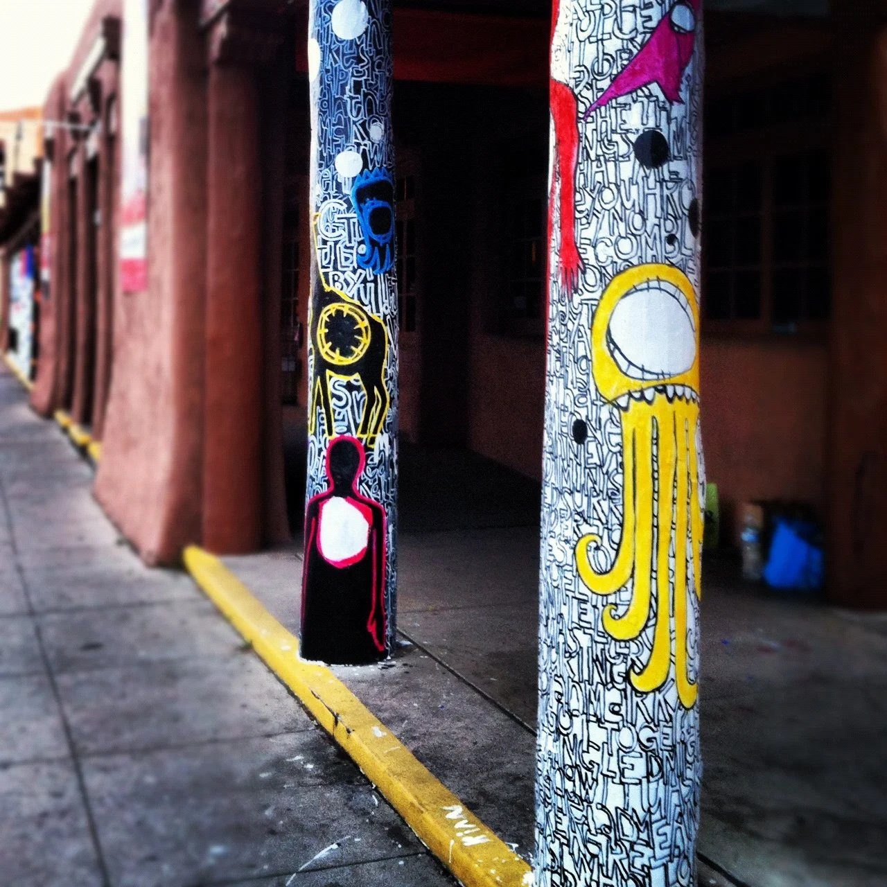 mural: "(w)hole heart + courage" 2012