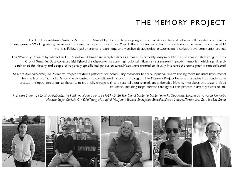 Story Maps Fellowship: The Memory Project Intro