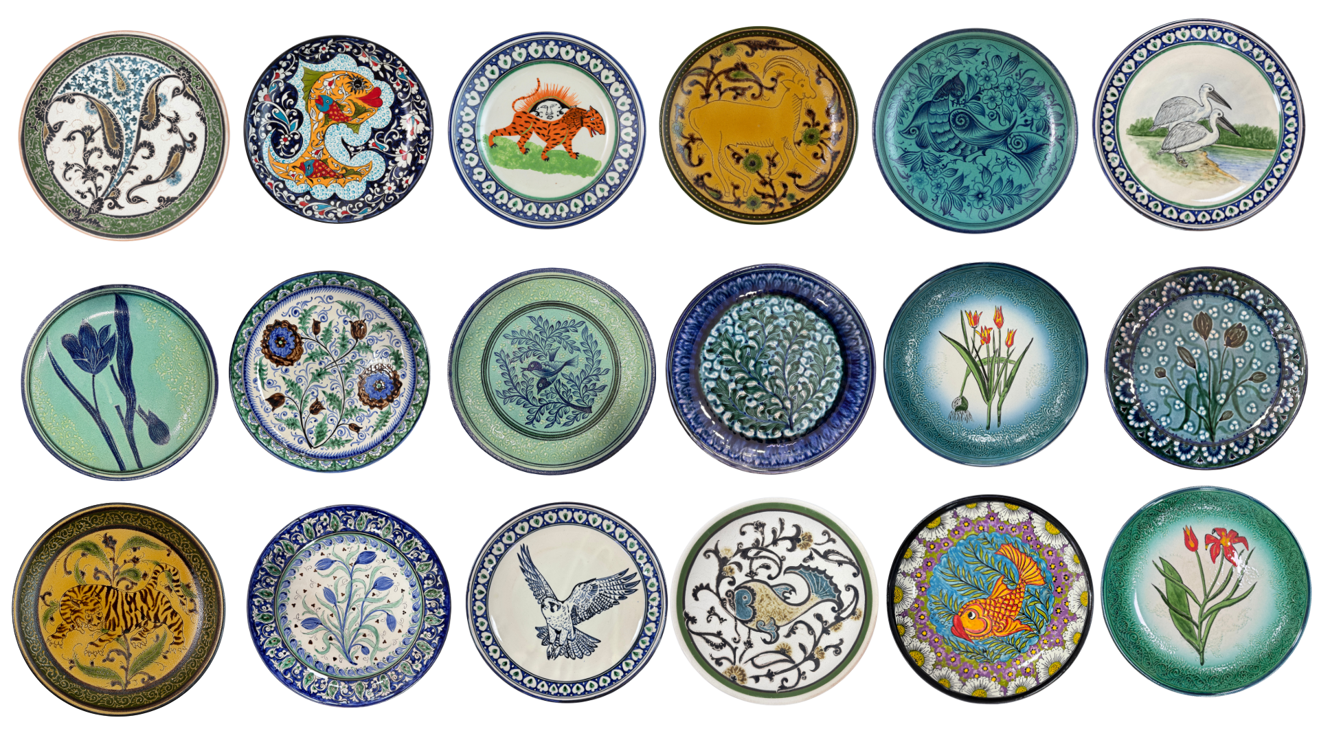 Language of Place: Collaborative Plate Series