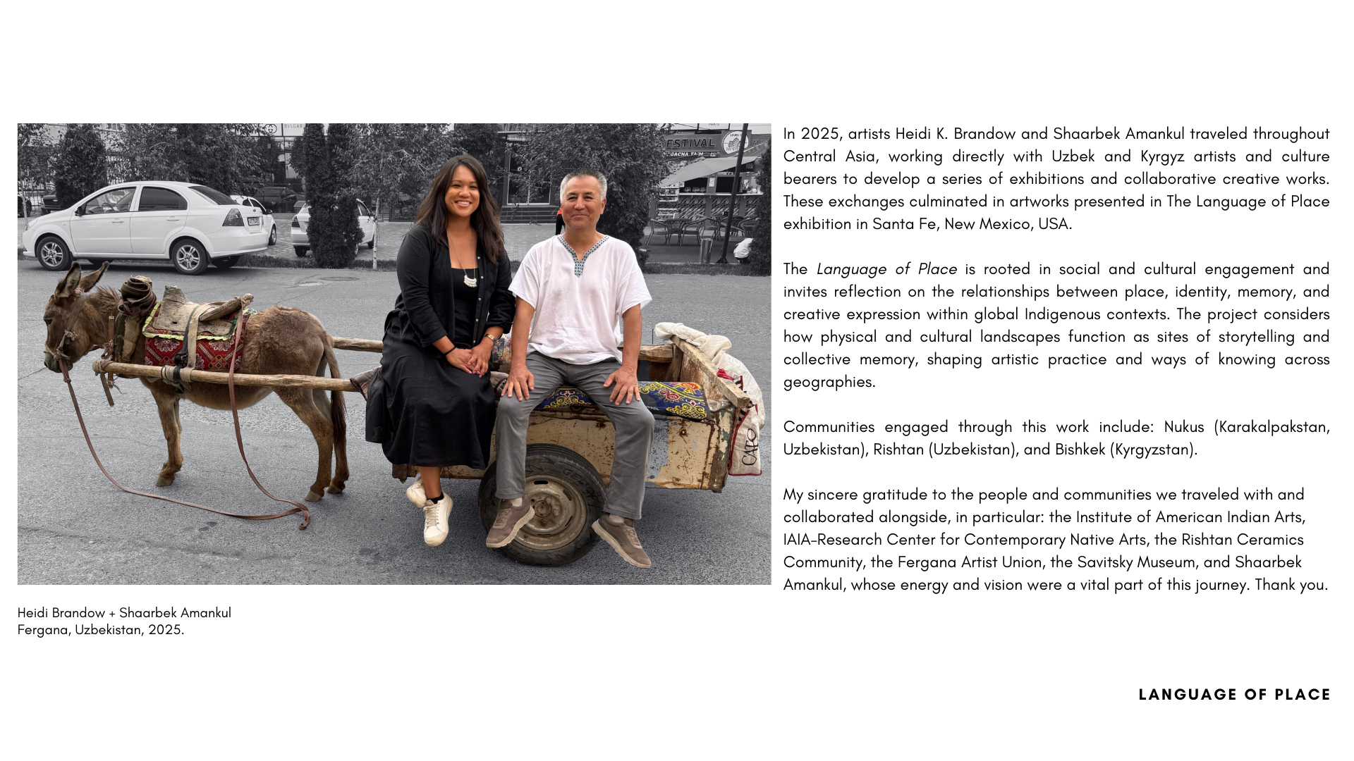 Language of Place - Introduction