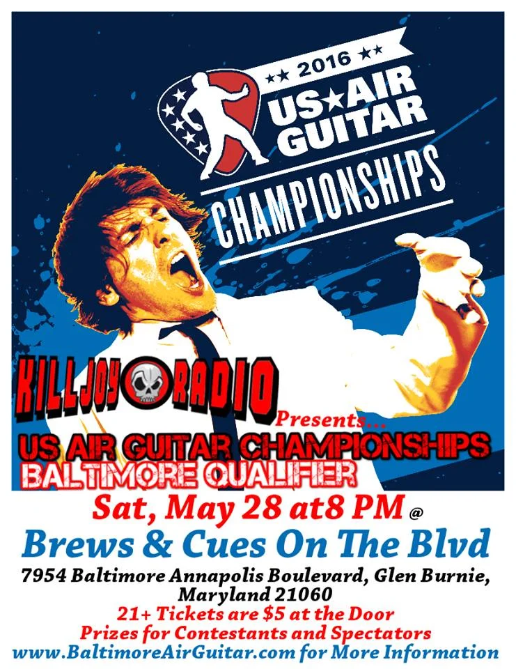 U.S. Air Guitar Championships, Baltimore Qualifier