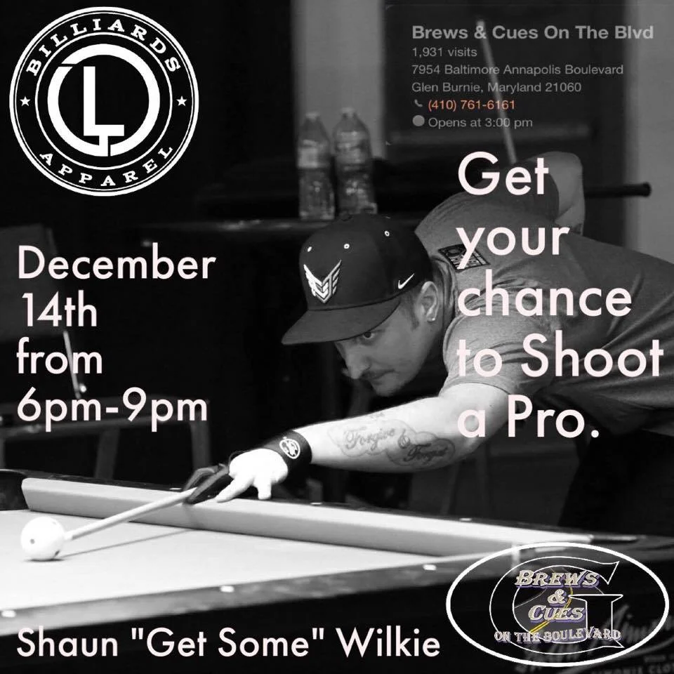 Come meet and play touring pro Shaun Wilkie December 14th
