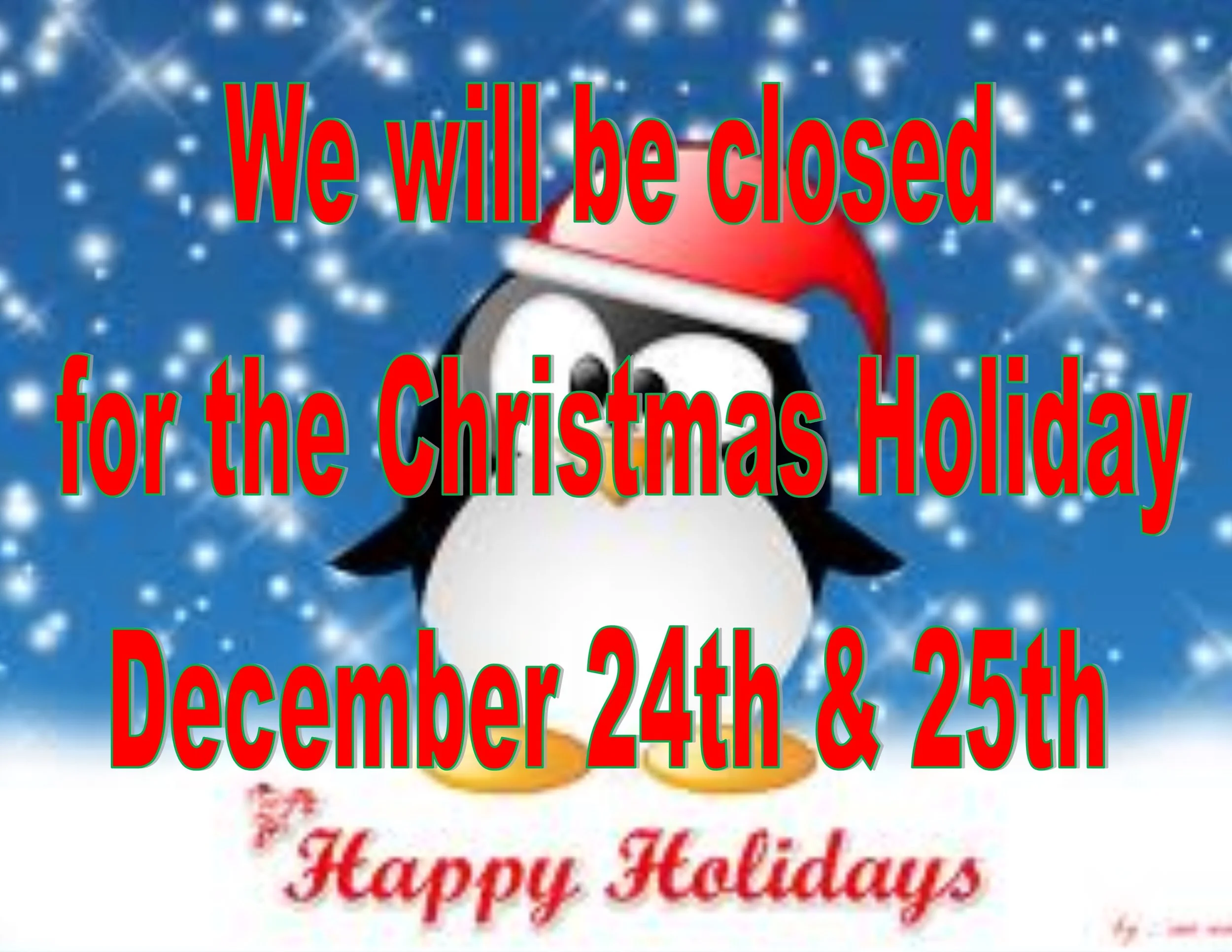 Brews & Cues will be closed for Christmas