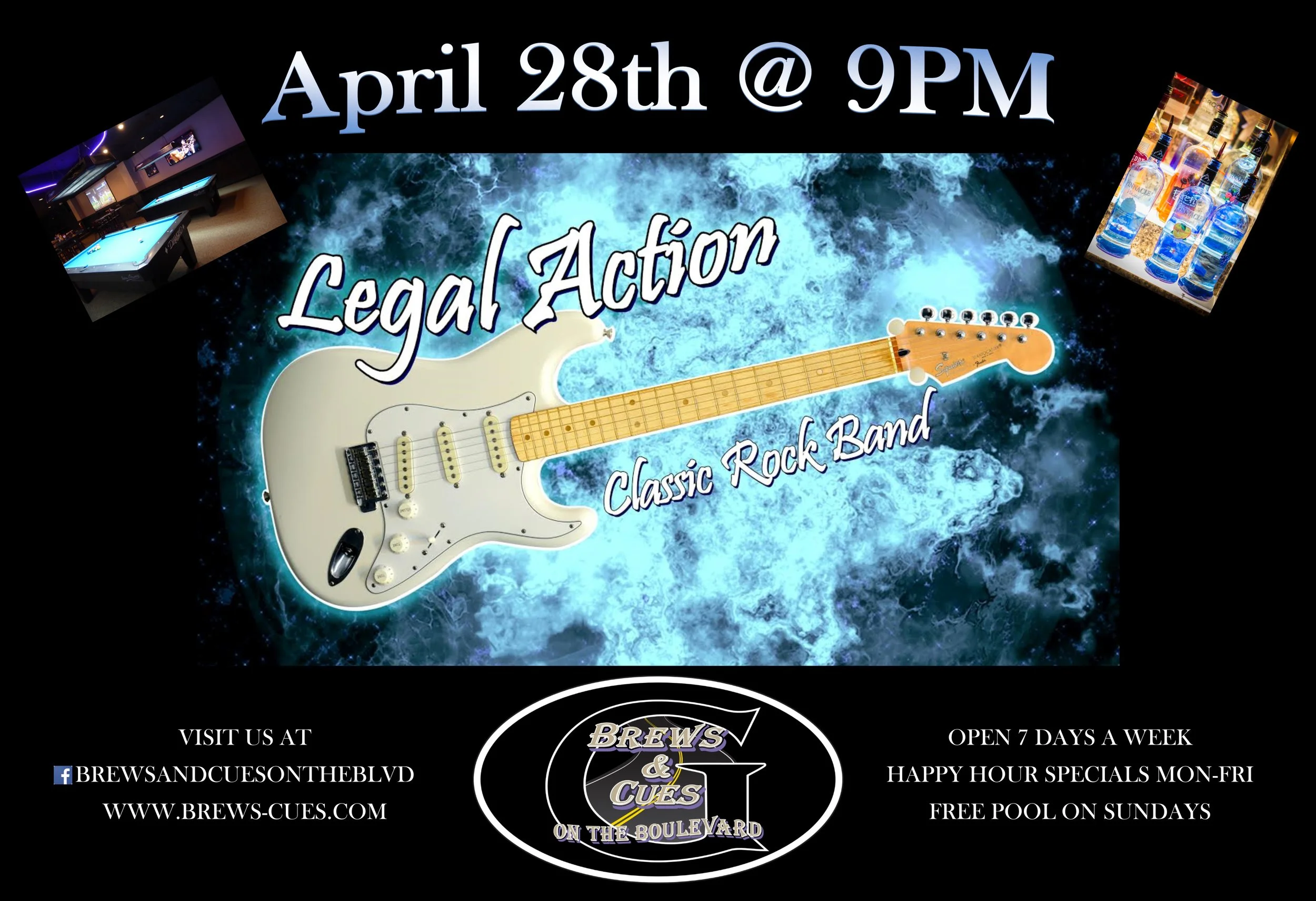 Legal Action takes Brews April 28th
