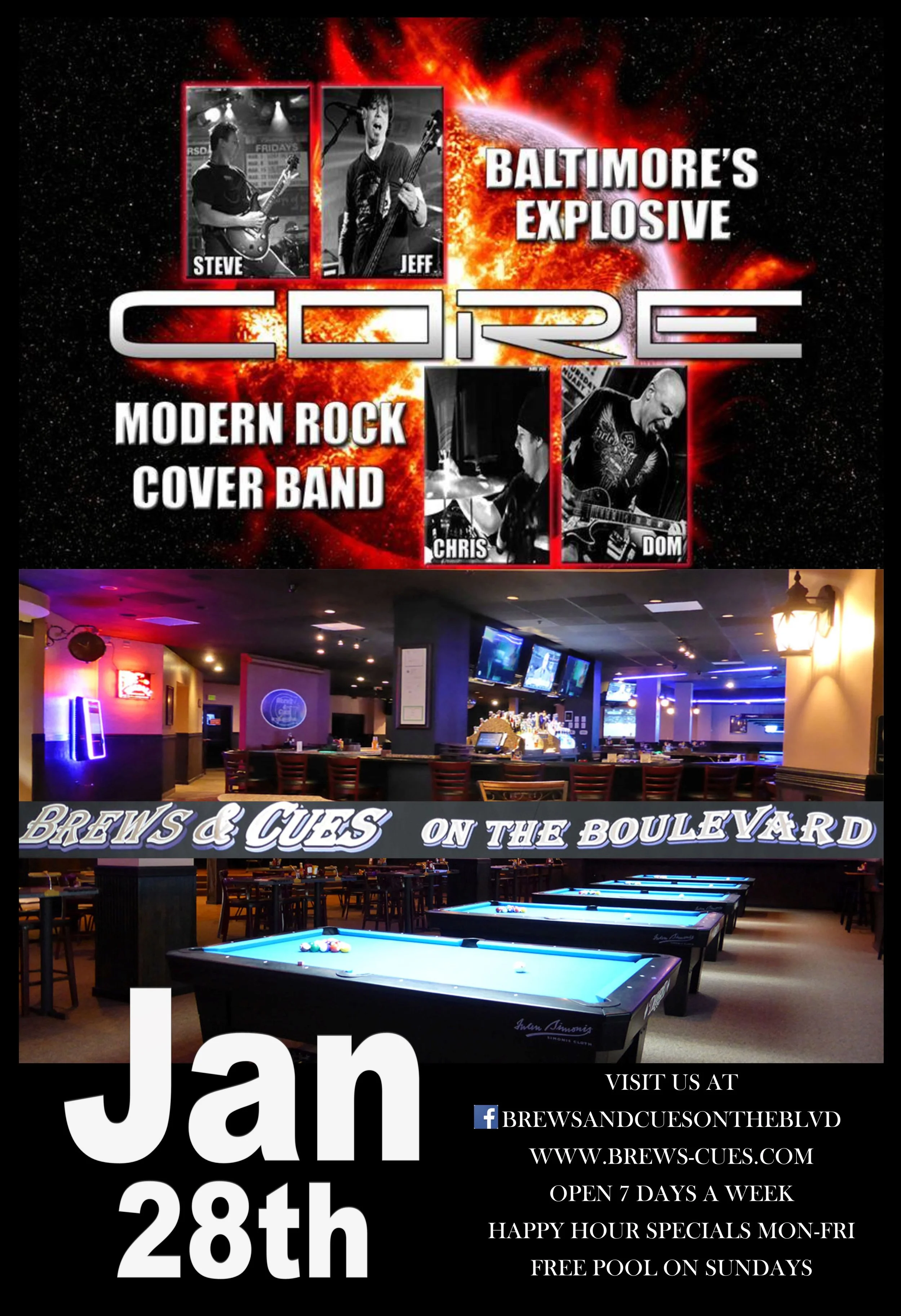 Core returns with their hard edge rock April 29th