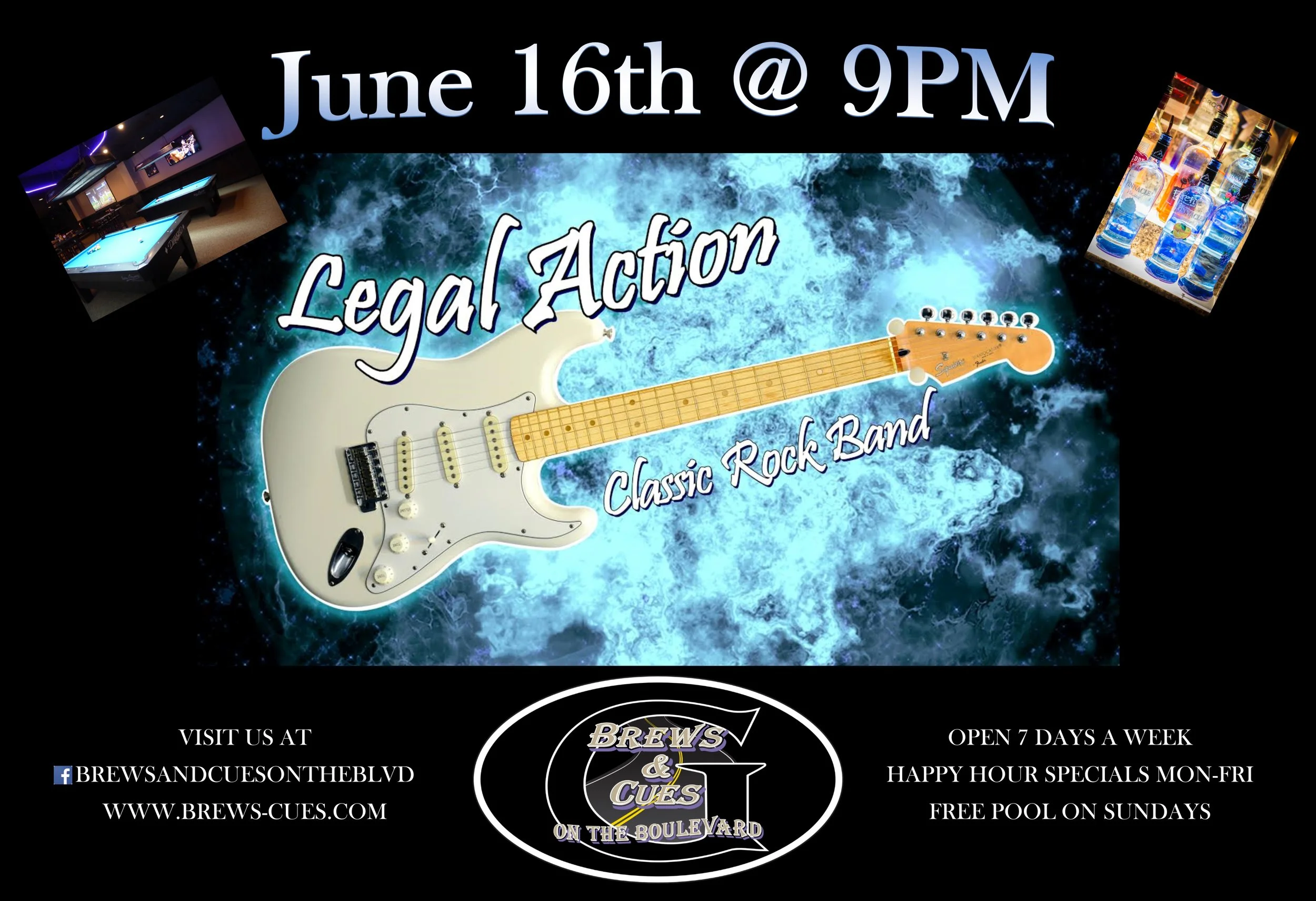 Legal Action at Brews 9 pm