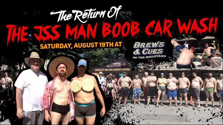 2nd Annual Man Boob Car Wash w/ 98 ROCK