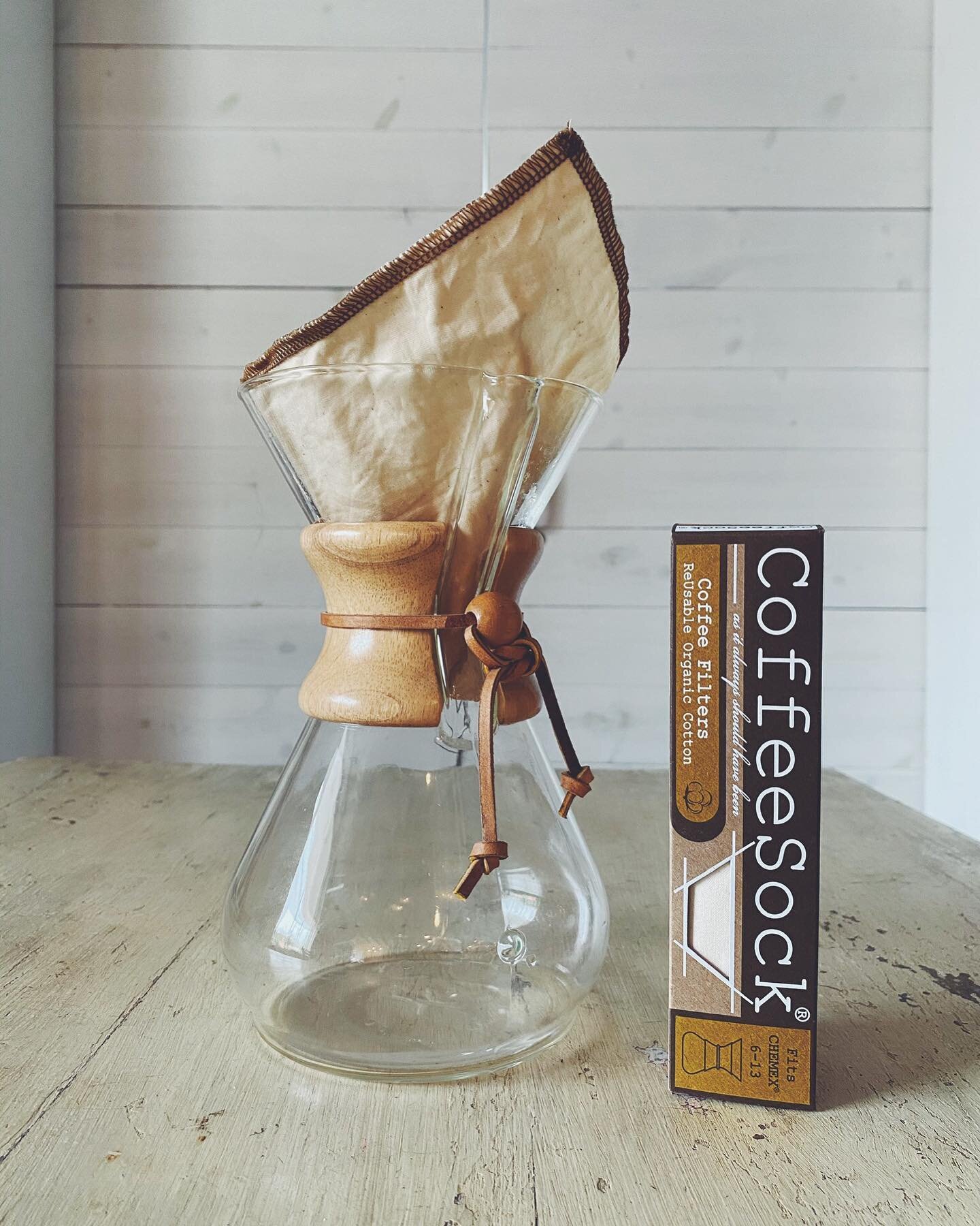Classic #chemex ✨ 
We are proud to offer an honest, organic, premium product that is made from quality materials, by skilled hands, in Austin Texas. We are confident that you will find our filters deliver a rich and balanced brew, superior to paper, 
