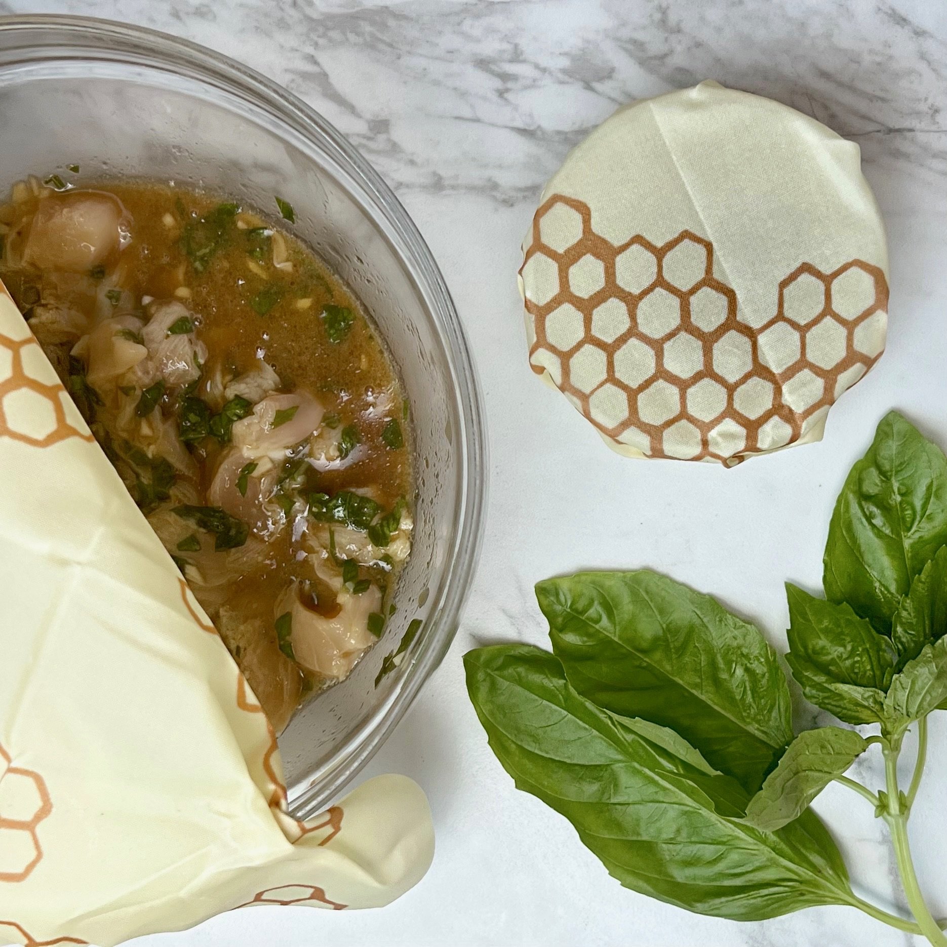 Bee's Wrap HexHugger Bowl Cover 3 Pack - Thumbnail 4