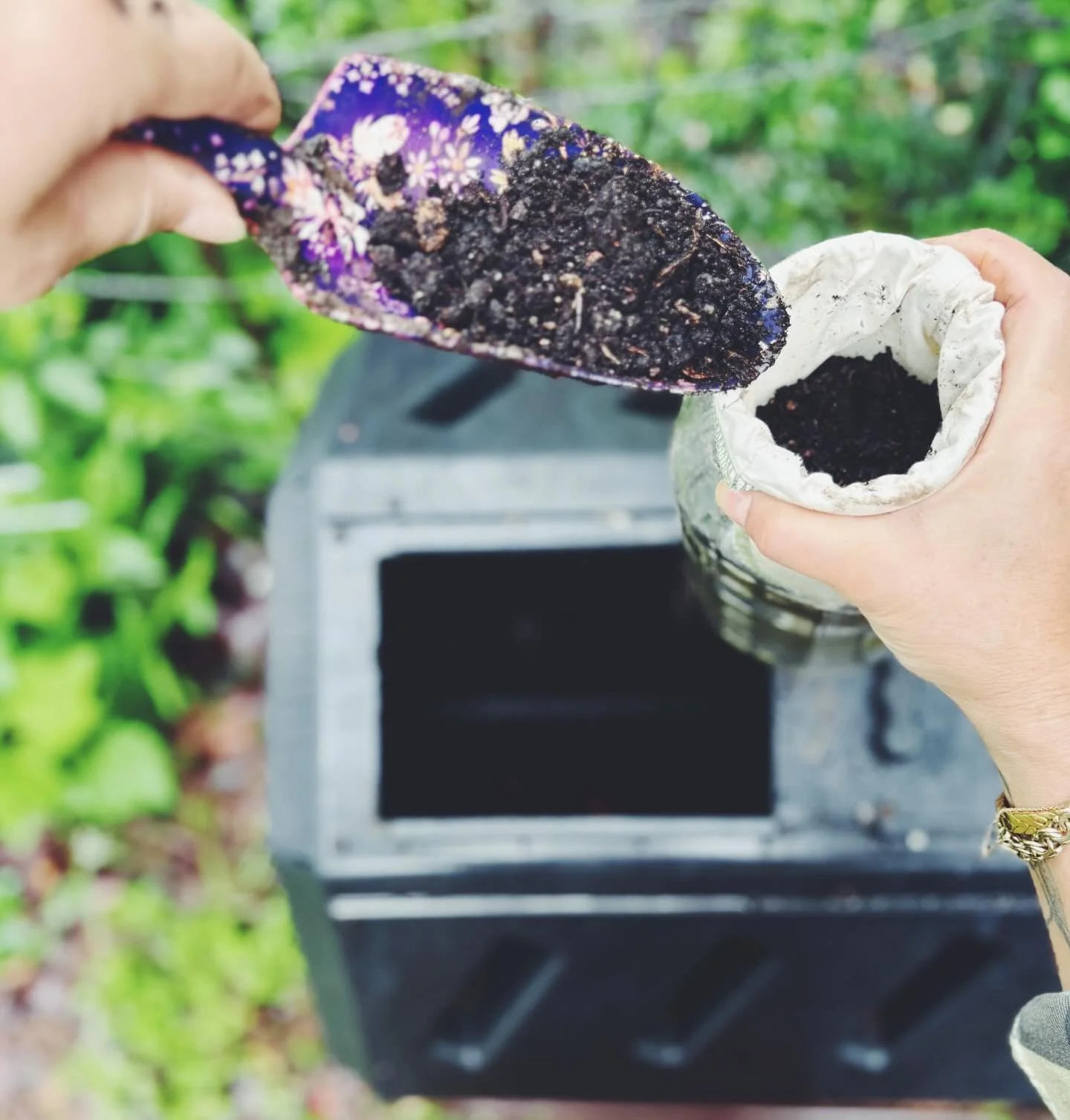 ✨ Playing in the dirt these Earth Days!  Good coffee + Happy plants! ☕️🪴🌍 

What if your CoffeeSock didn&rsquo;t stop at coffee? With just a scoop of compost and some water, your reusable filter becomes a simple, mess-free way to brew nutrient-rich