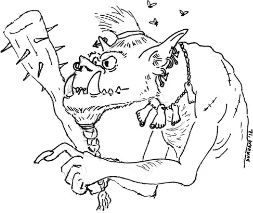 The author before his morning coffee