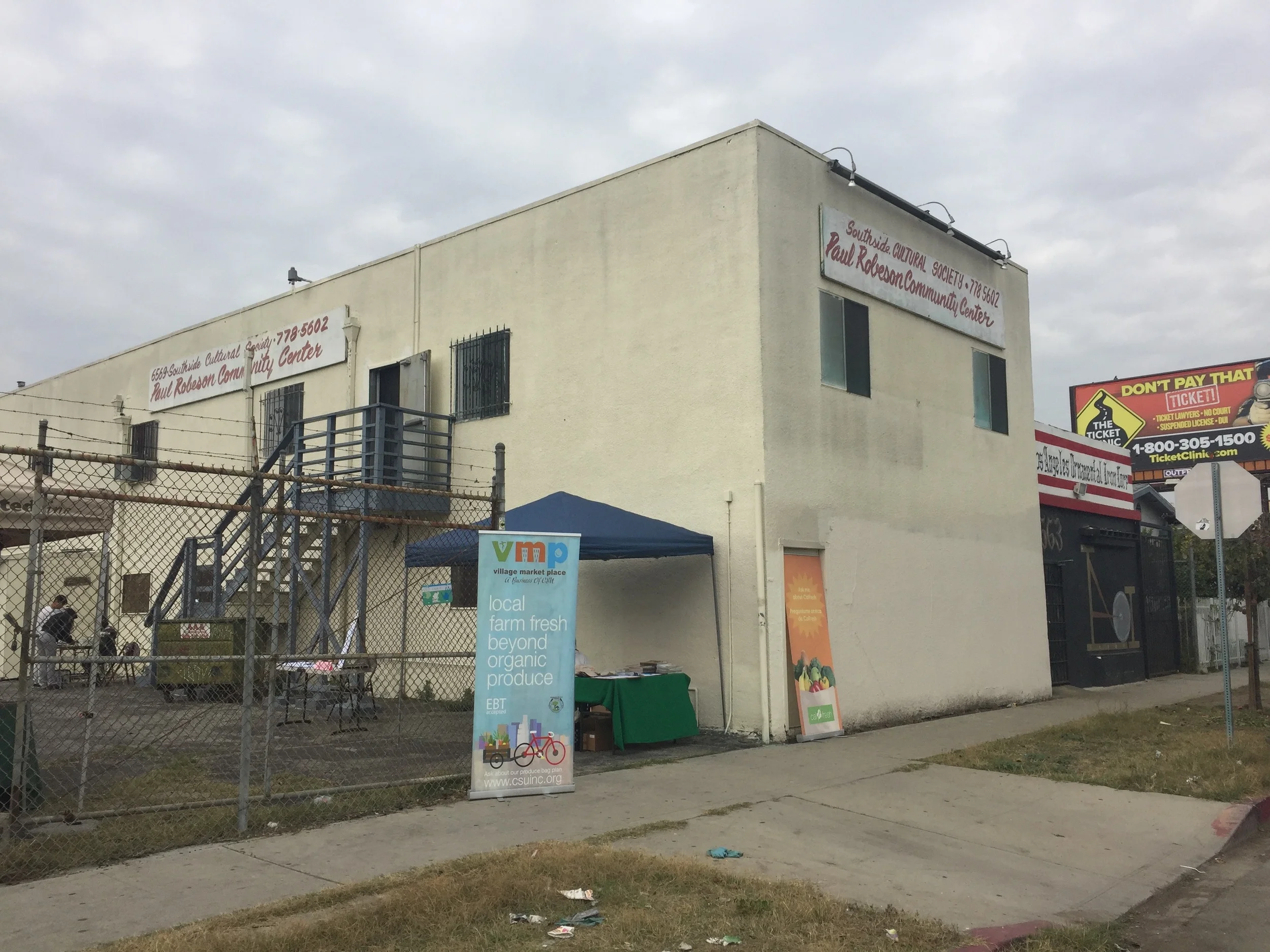  Paul Robeson Center before construction 