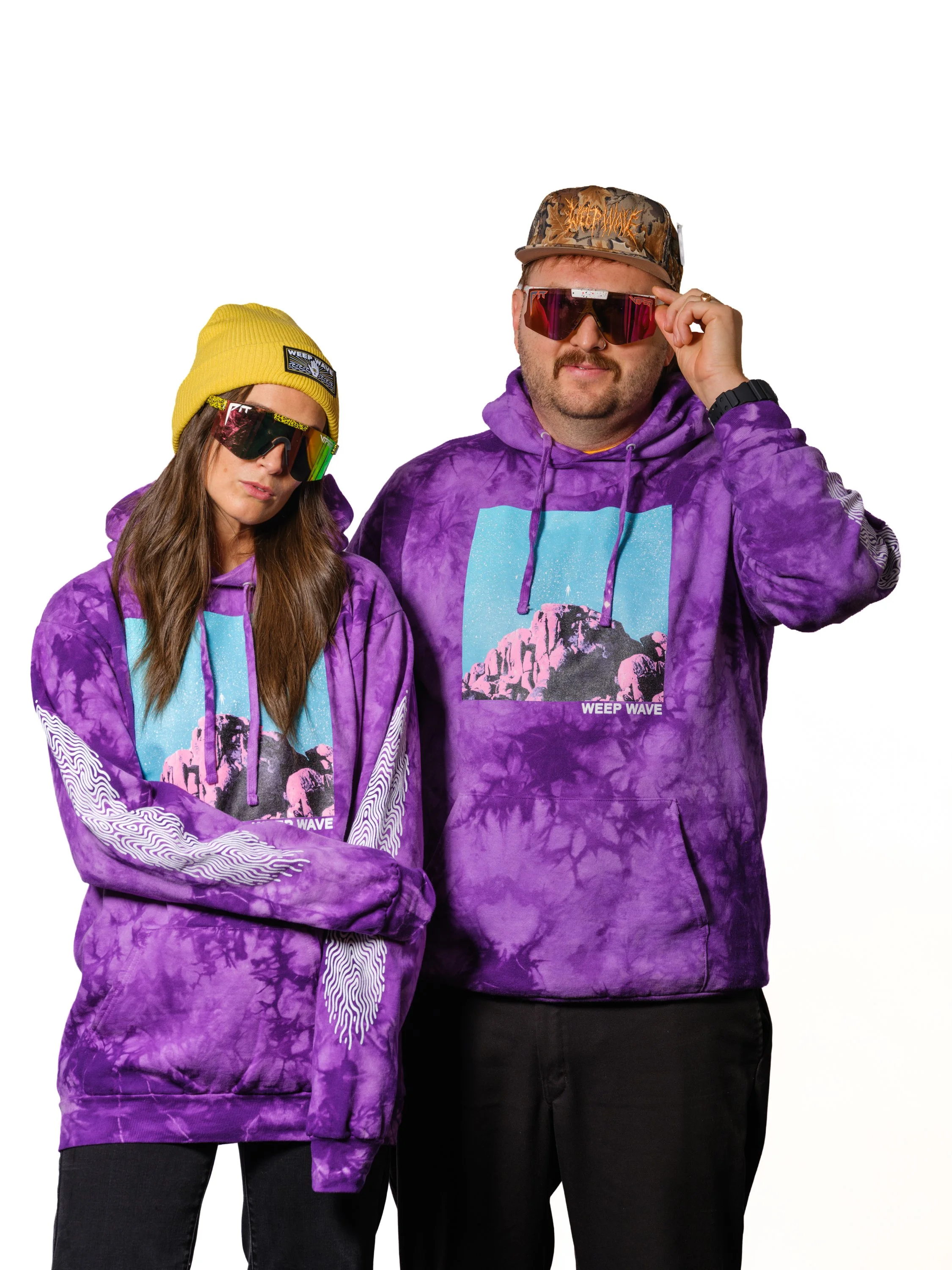 Purple Tie Dye Hoodie