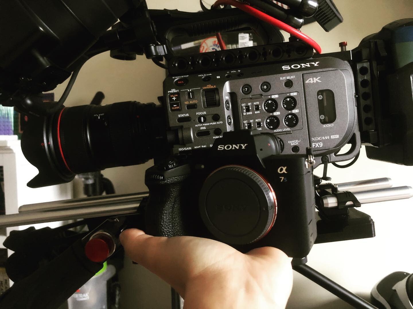 We have a couple new members of our equipment family. Both available for rental!! #sony #sonyalpha #sonya7siii #sonyfx9 #sonycine #canon2470mm #antonbauer #shape #smallhd