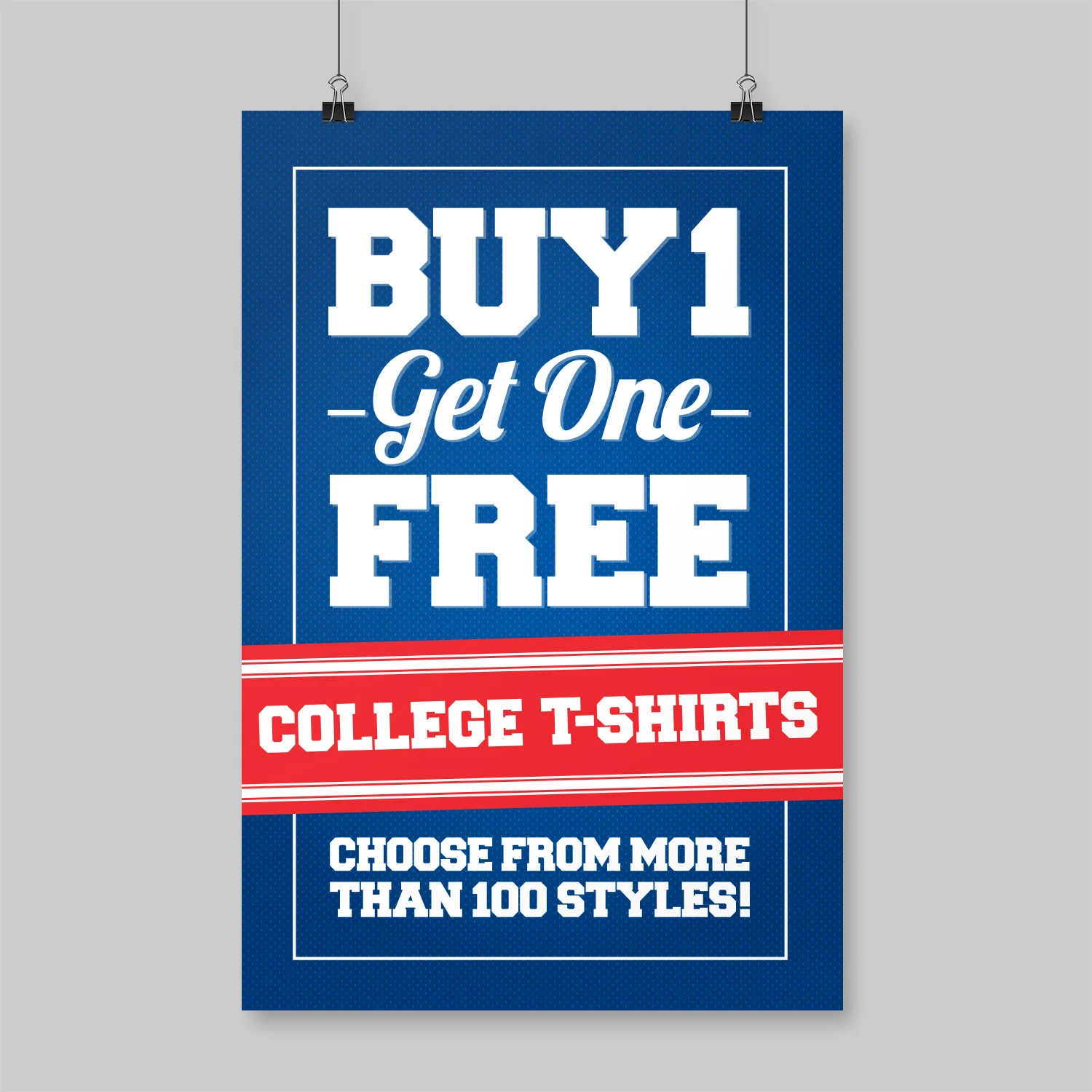 UniversiTEES Retail Store Signage 