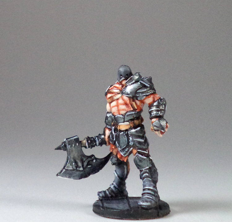 Barbarian Painted Miniature for D&D  Pathfinder Tabletop Gaming