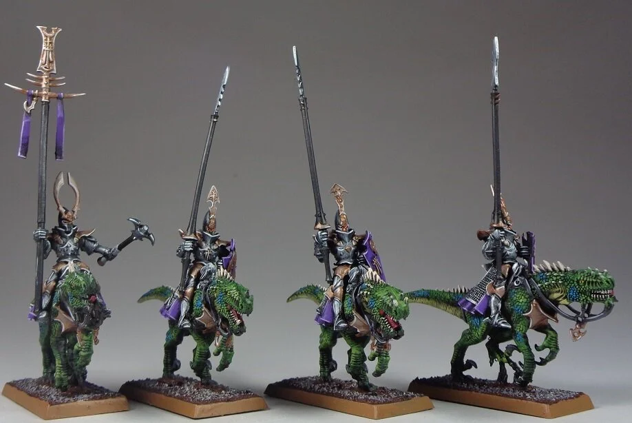Warhammer Fantasy Painting Dark Elves — Paintedfigs Miniature Painting