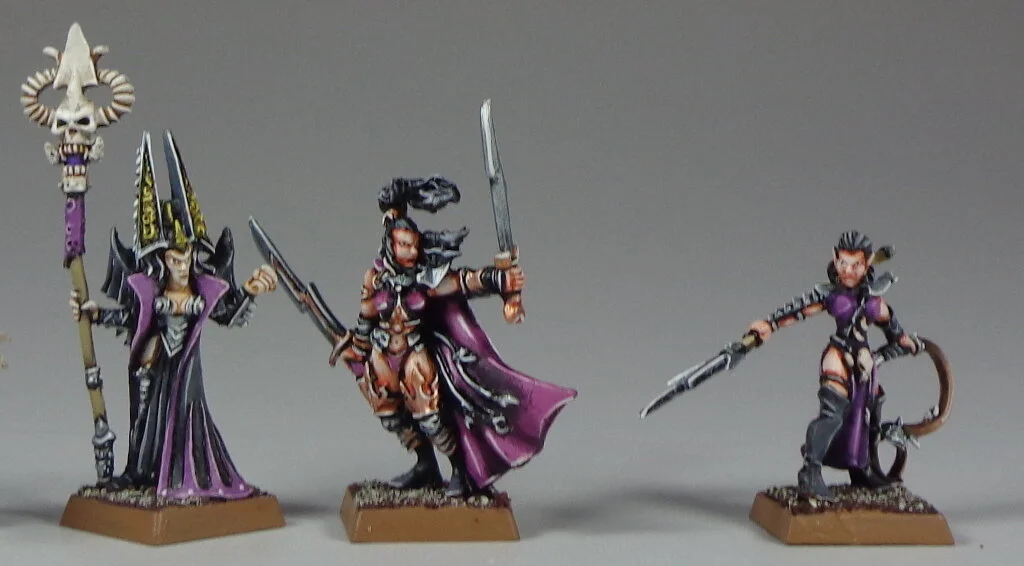 Warhammer Fantasy Painting Dark Elves — Paintedfigs Miniature Painting