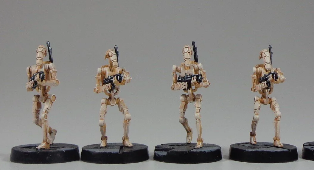 Star Wars Legion Painting Trade Federation B1 Droids and Droidekas