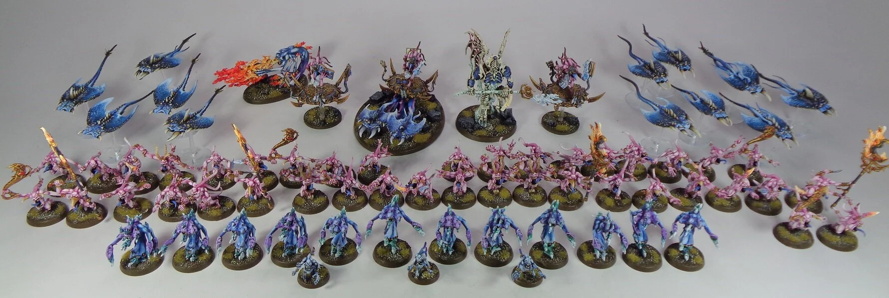A Giant Tzeentch Miniature Painting Commission — Paintedfigs Miniature