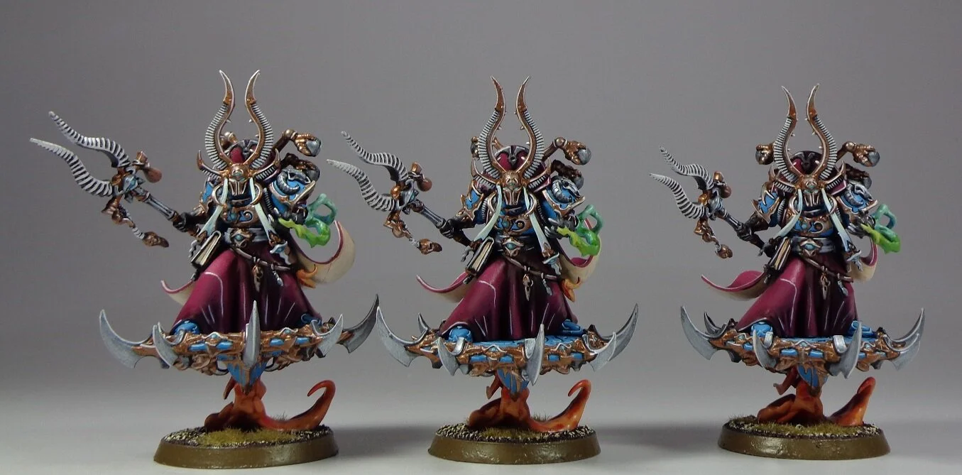 A Giant Tzeentch Miniature Painting Commission — Paintedfigs Miniature Painting Service