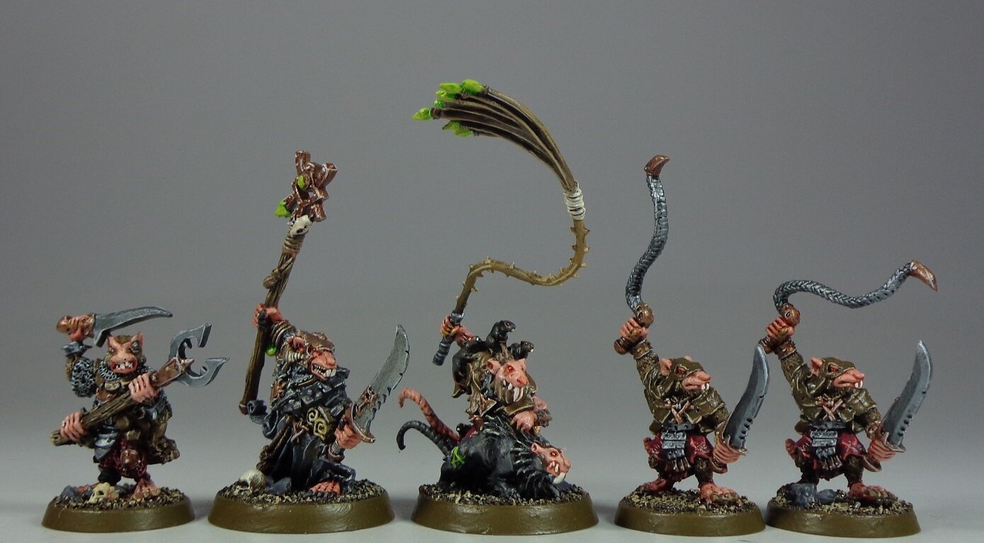 Age of Sigmar AOS WARHAMMER SKAVEN Unité Comission Pro Painted 