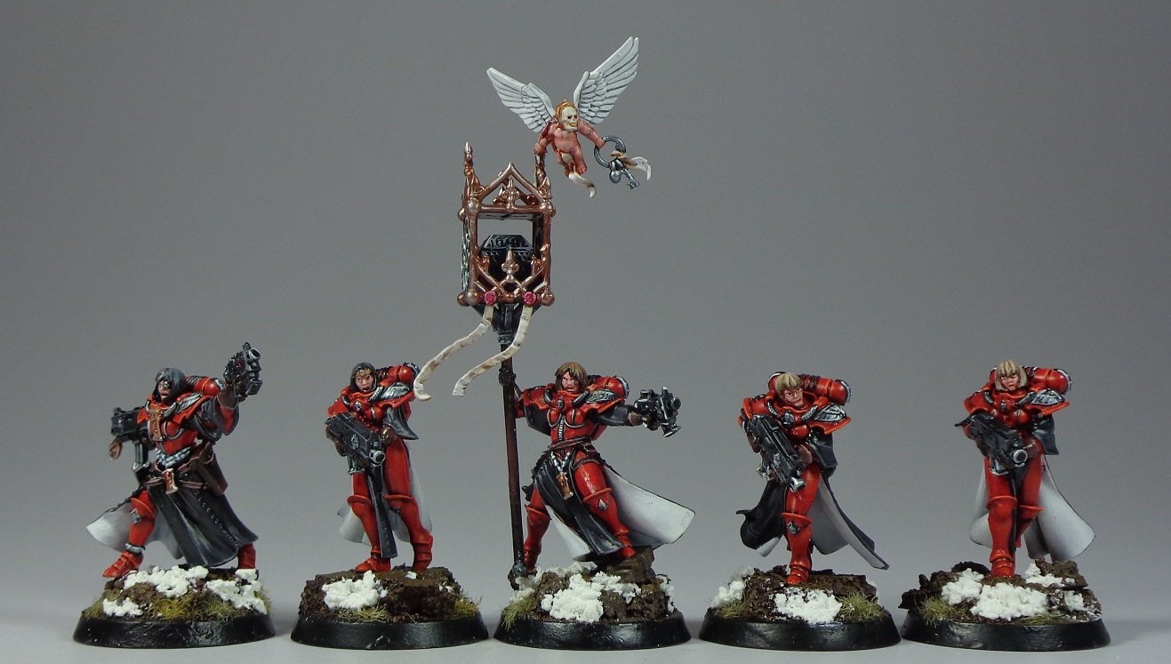 Sisters of Battle An Order of the Bloody Rose 40k Painting Commission