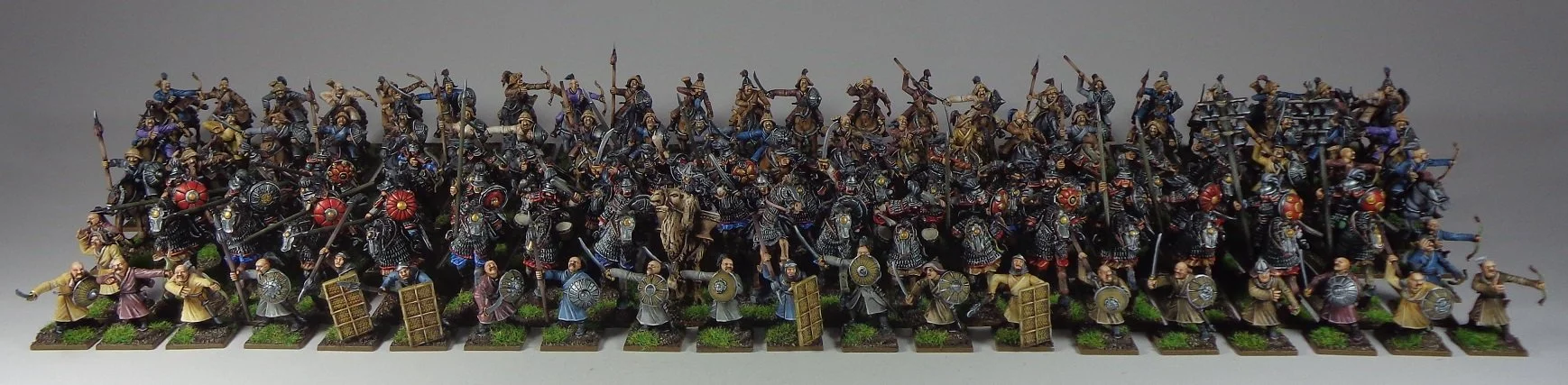 Historical Wargame Miniature Painting: a Fireforge Mongols Army ...