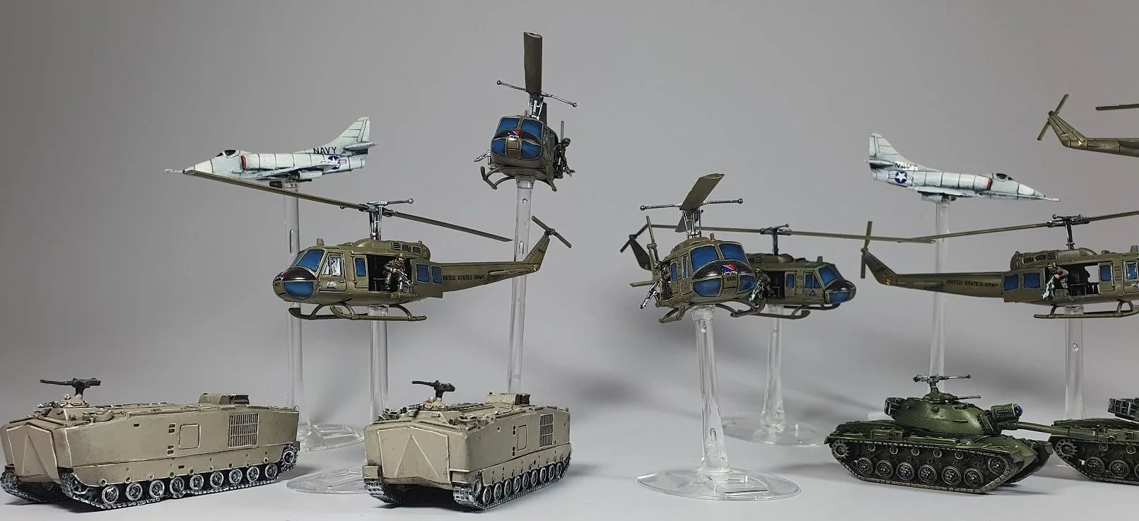 A Giant Vietnam War Historical Miniature Painting Commission