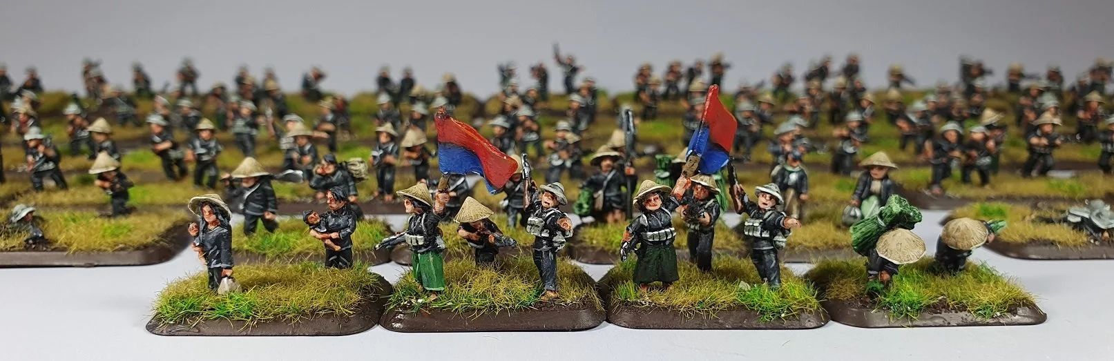 A Giant Vietnam War Historical Miniature Painting Commission