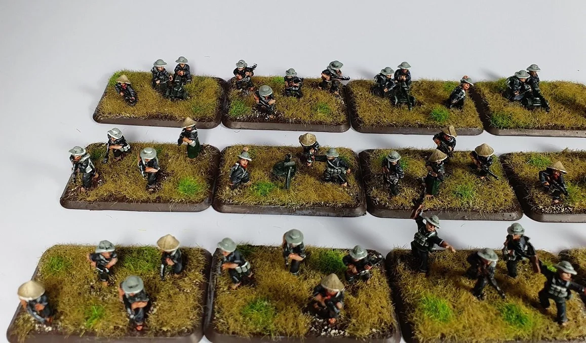 A Giant Vietnam War Historical Miniature Painting Commission