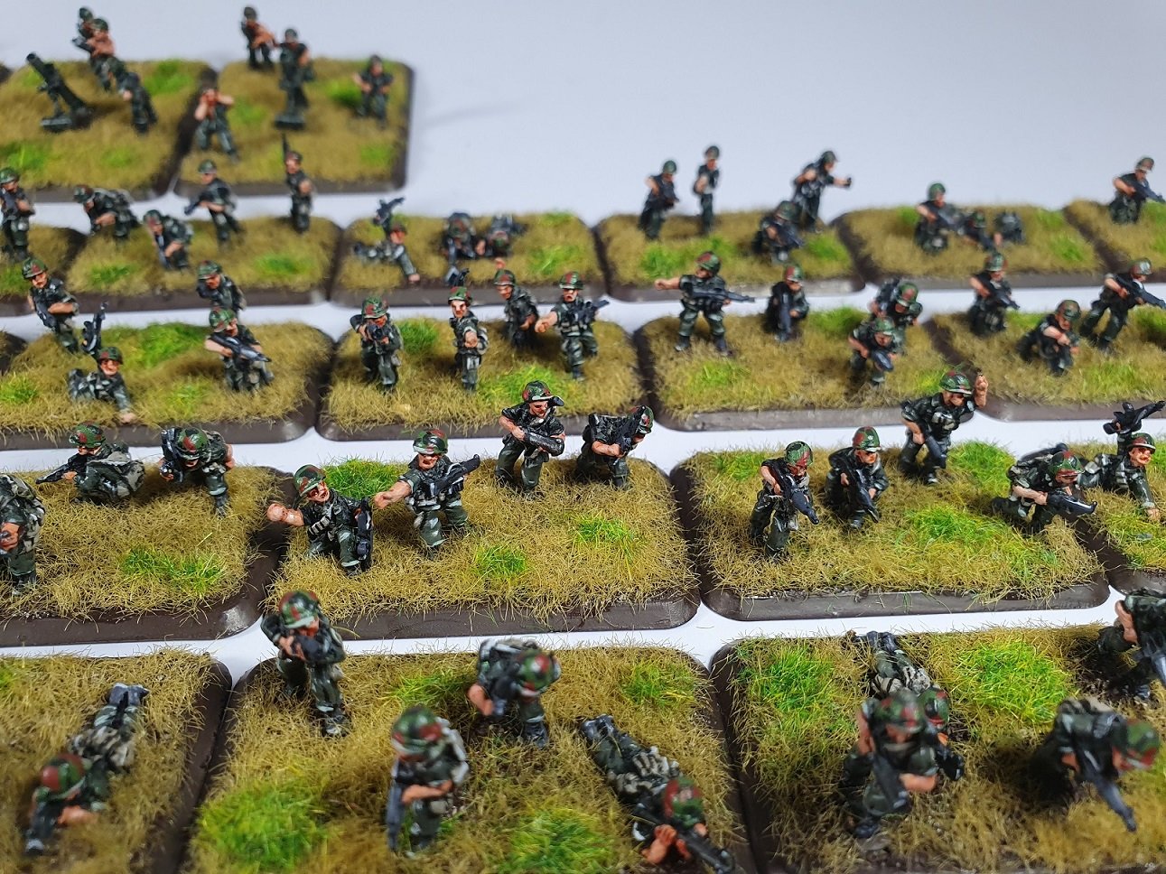 A Giant Vietnam War Historical Miniature Painting Commission