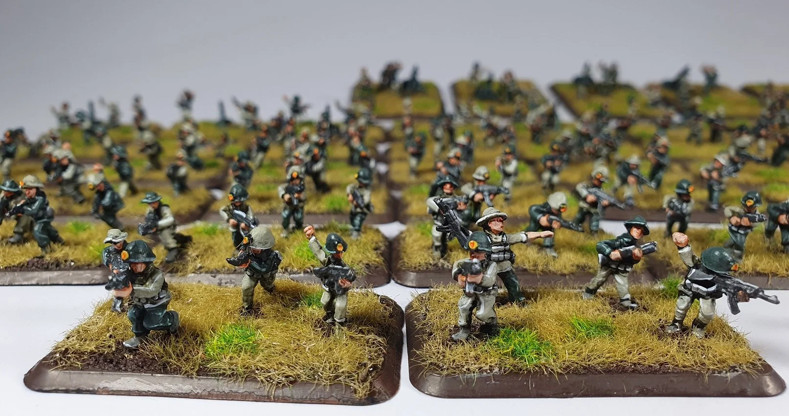 A Giant Vietnam War Historical Miniature Painting Commission