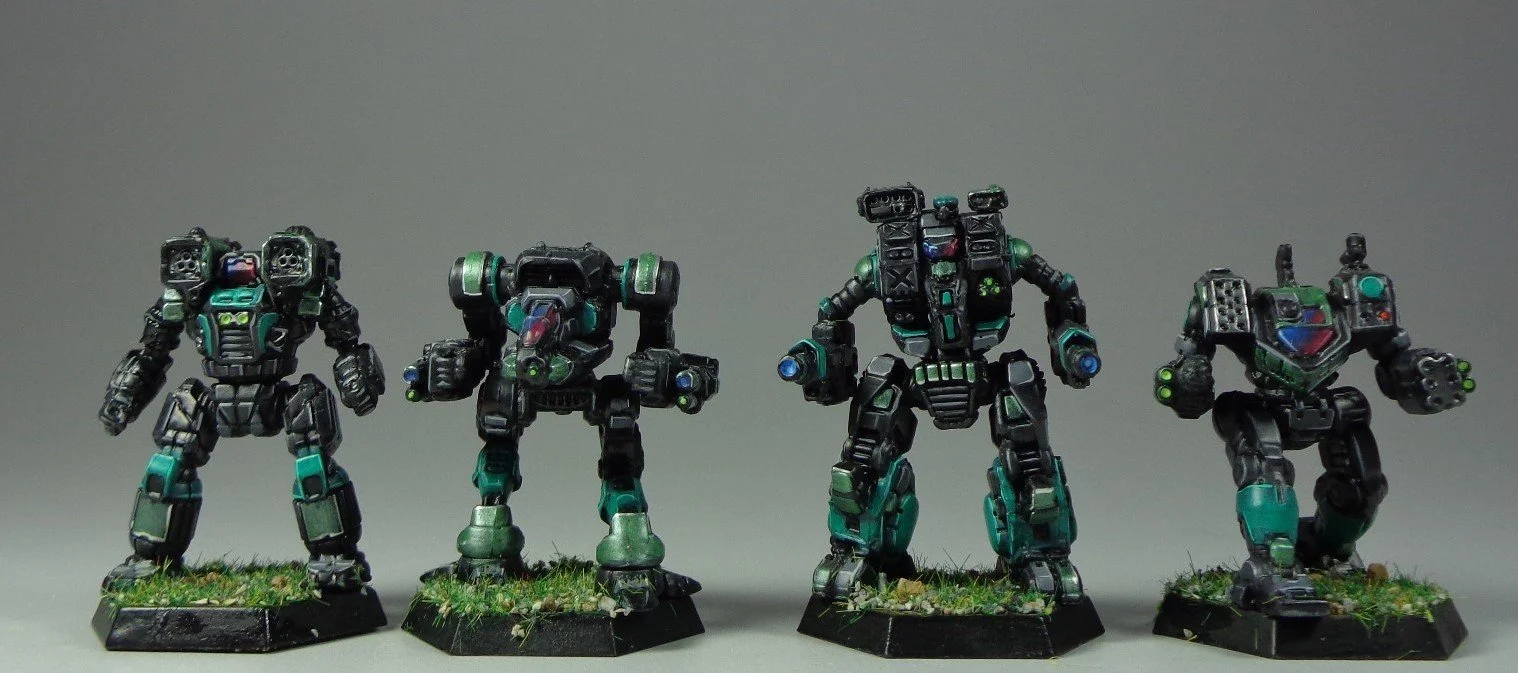 Custom Battletech Miniatures We Painted Too Much Battletech! — Paintedfigs Miniature Painting Service