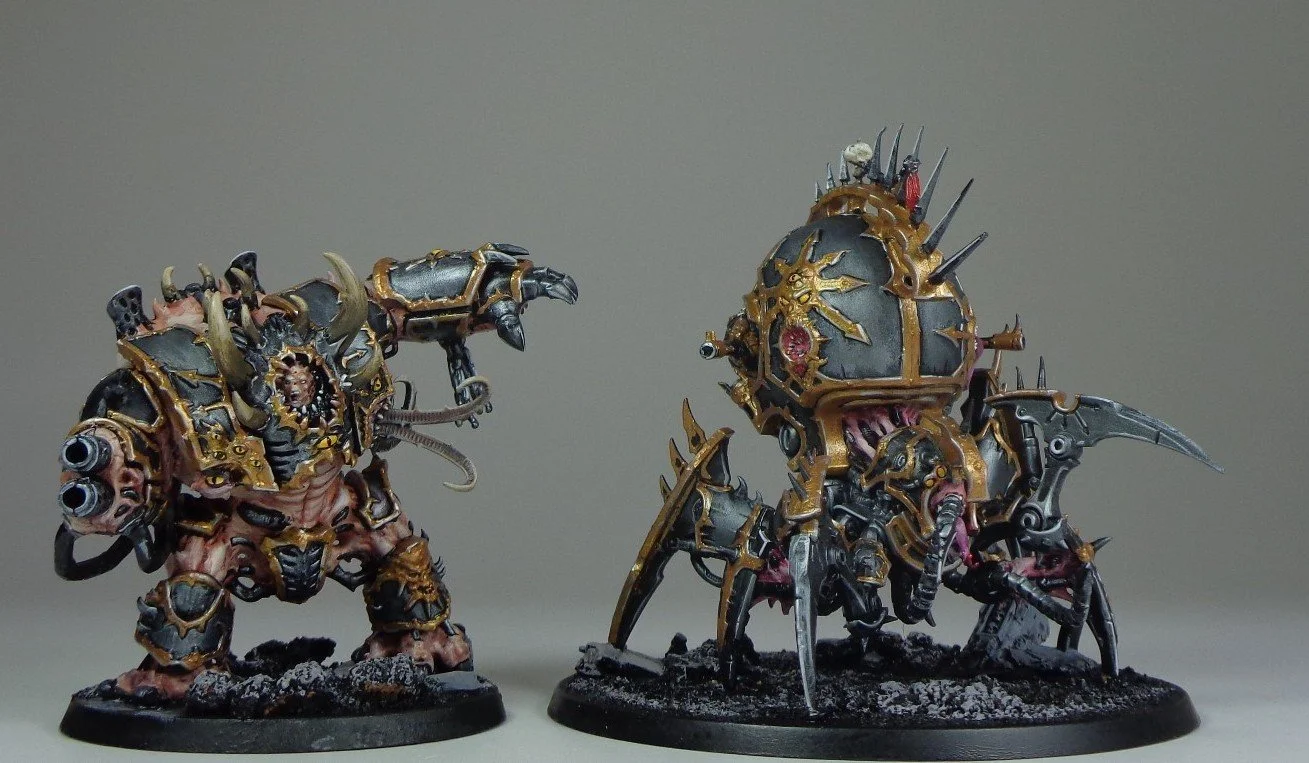 Painting Iron Warriors Chaos Space Marines — Paintedfigs Miniature