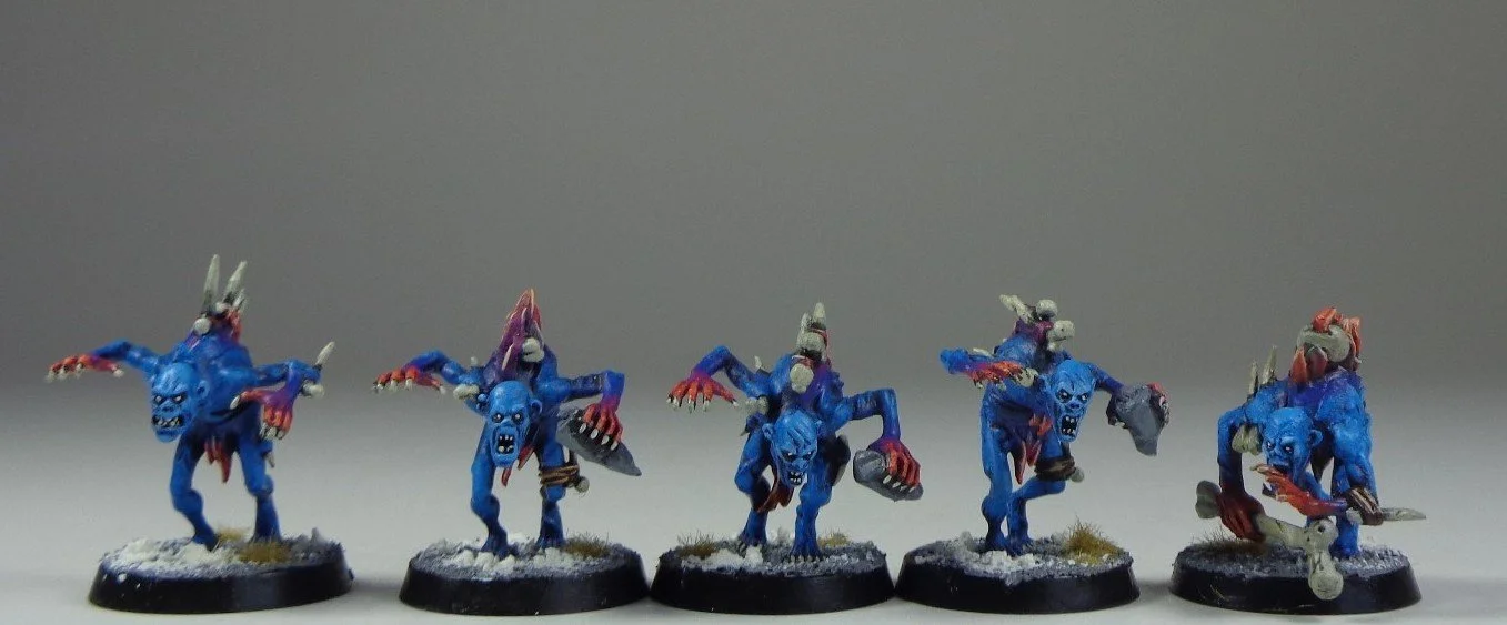 Blue Flesh Eater Courts at Standard Quality Paintedfigs Miniature Blue Flesh Eater Courts at Standard Quality Paintedfigs Miniature