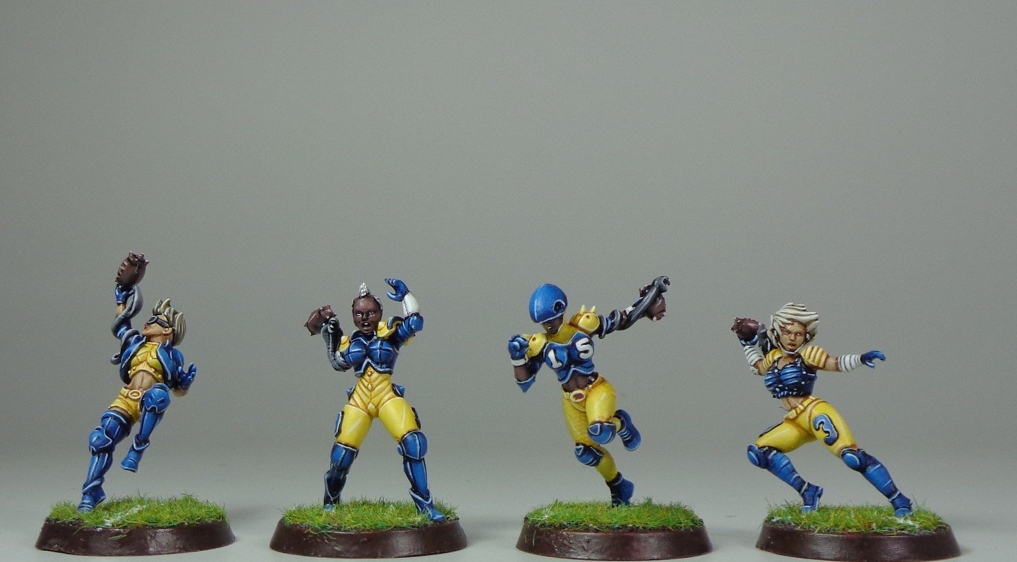 Painting Some Punga Blood Bowl Miniatures — Paintedfigs Miniature