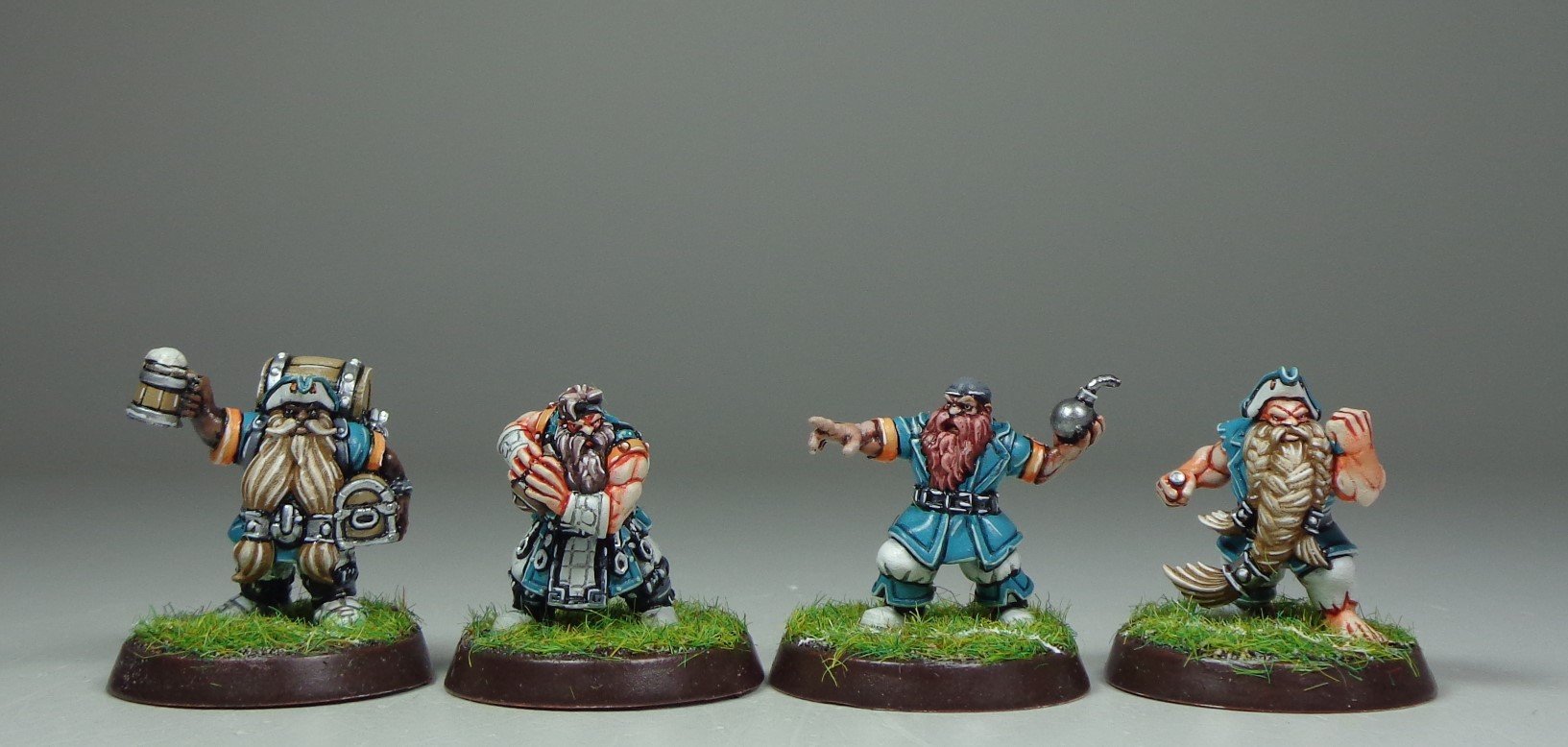 Painting Some Punga Blood Bowl Miniatures — Paintedfigs Miniature