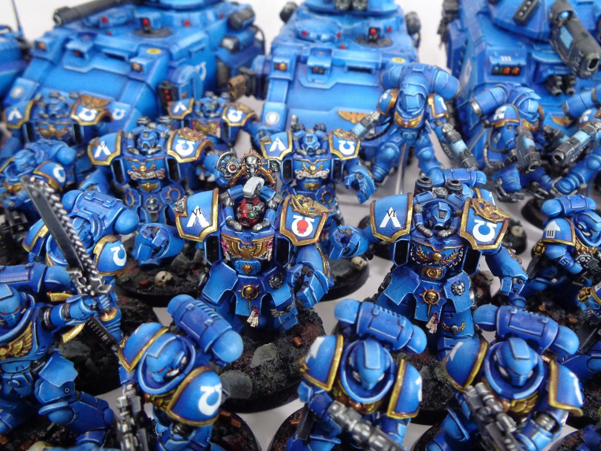 Ultramarines Rally Ultramarines Judiciar Warhammer 40k 1/18 Figurka 12 cm